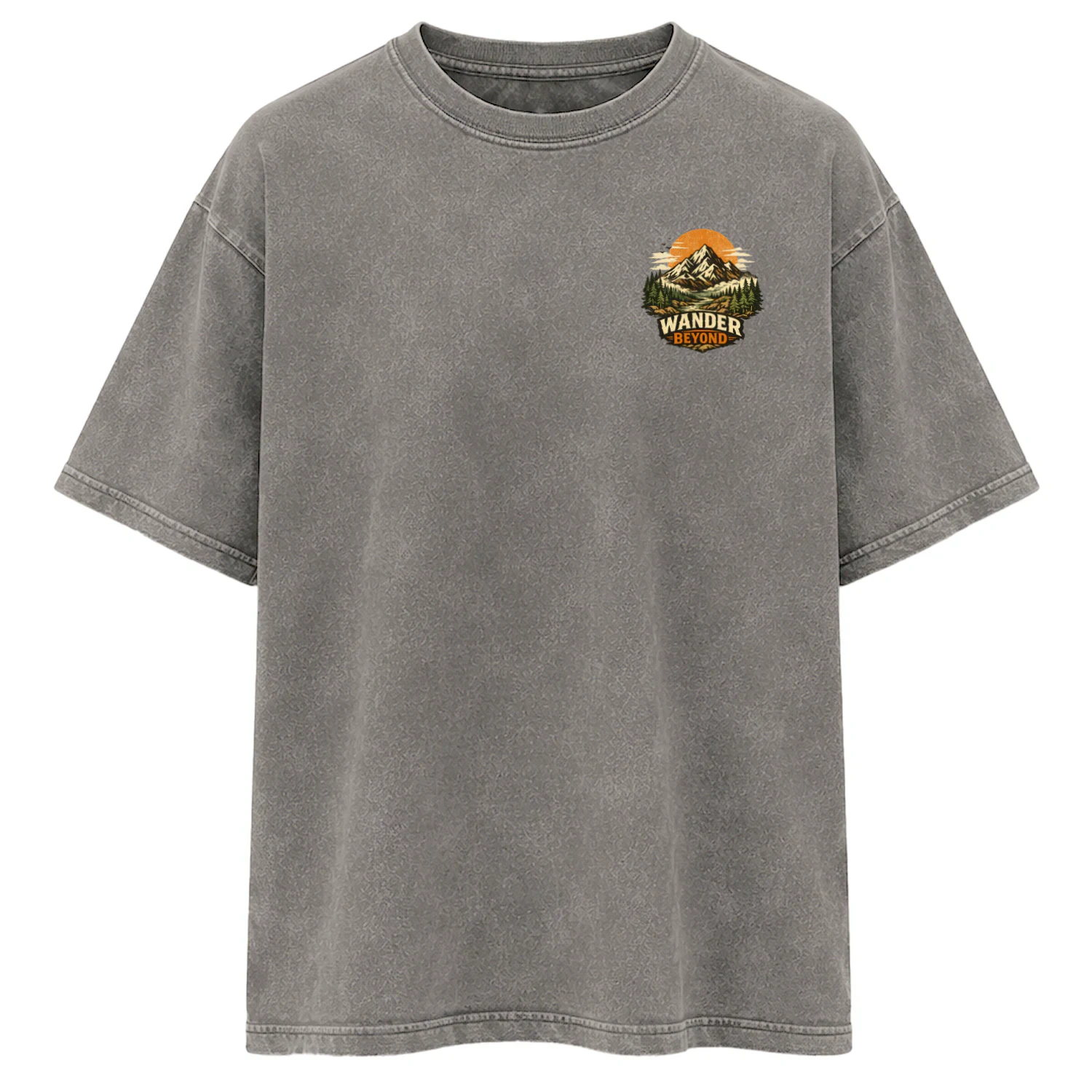 Wander Beyond Mountain Graphic | Vintage Outdoor Adventure T-Shirt