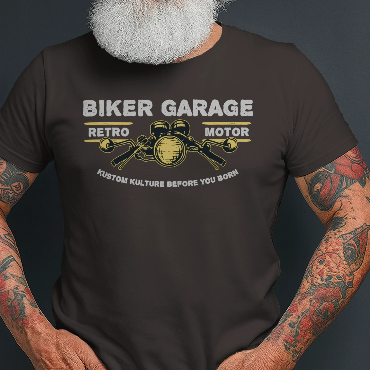 Biker Garage Retro Motor T-Shirt
