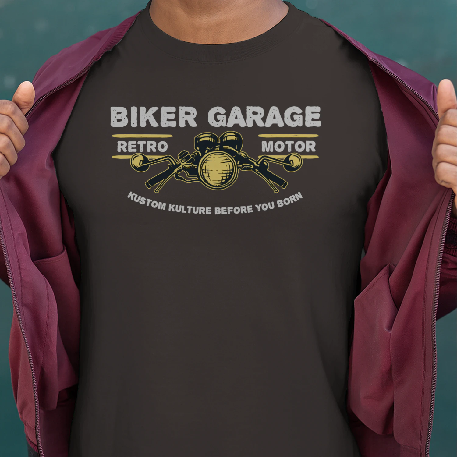 Biker Garage Retro Motor T-Shirt