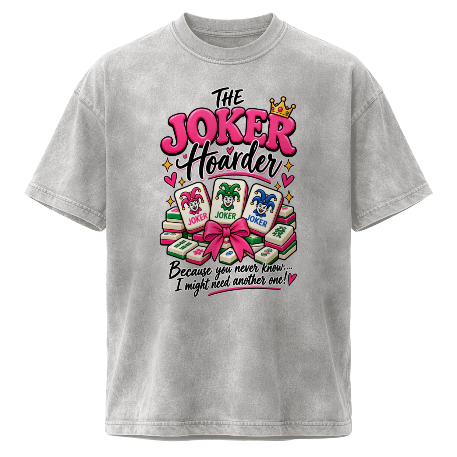 The Joker Hoarder Mahjong Shirt – Funny Mahjong Player Gift for Women