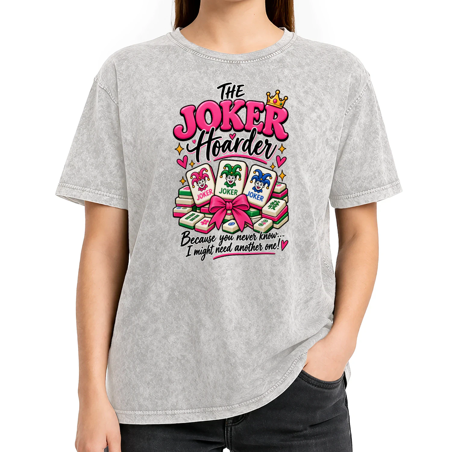 The Joker Hoarder Mahjong Shirt – Funny Mahjong Player Gift for Women
