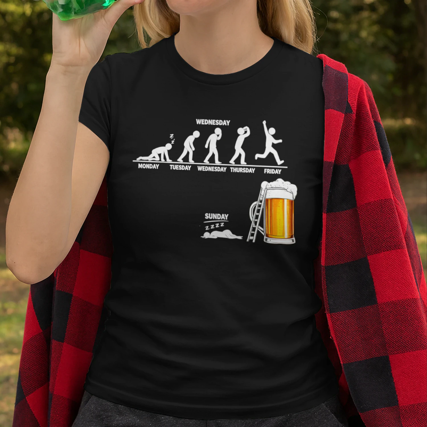 Beer Week Evolution Funny T-Shirt