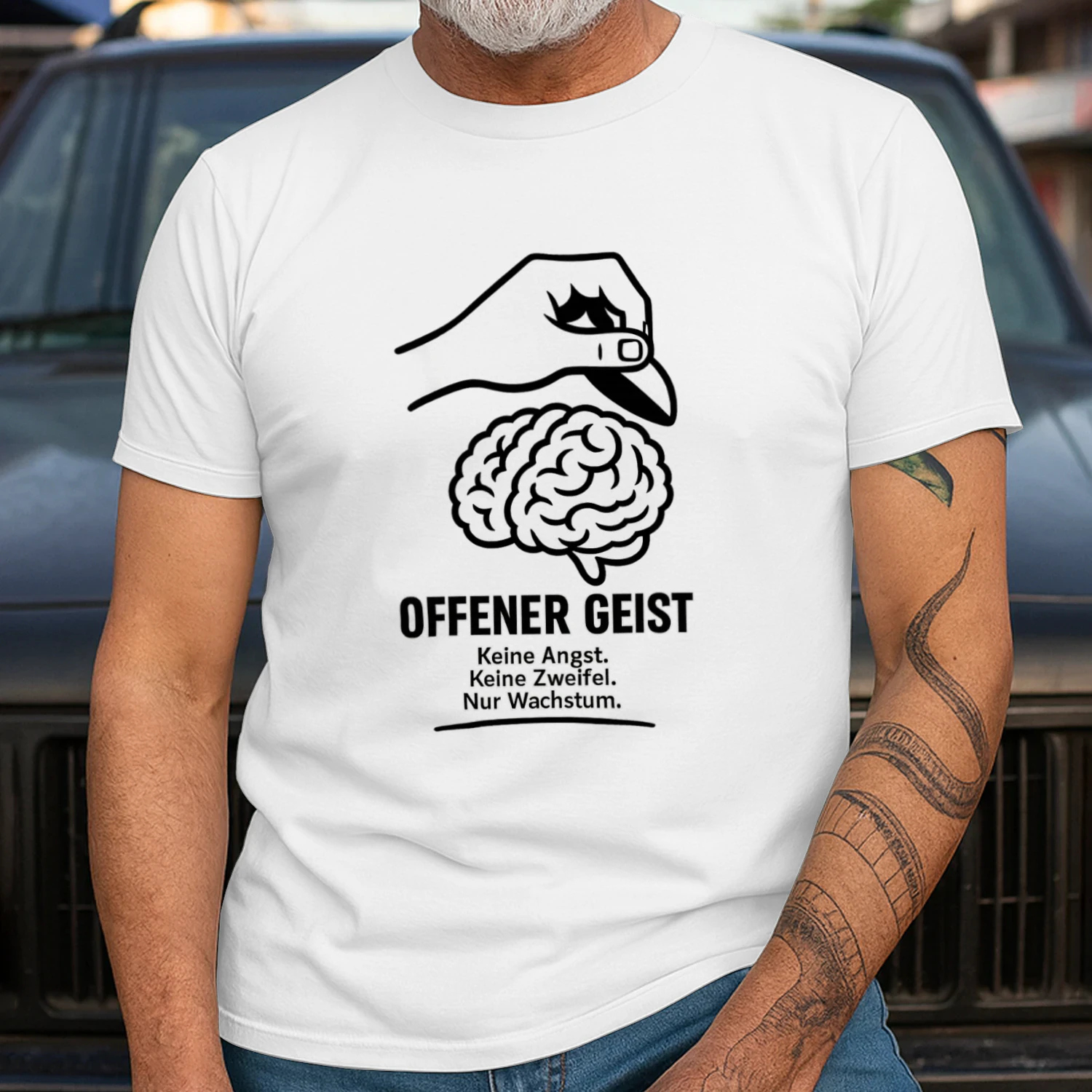 Offen Für Neues – Motivations T-Shirt