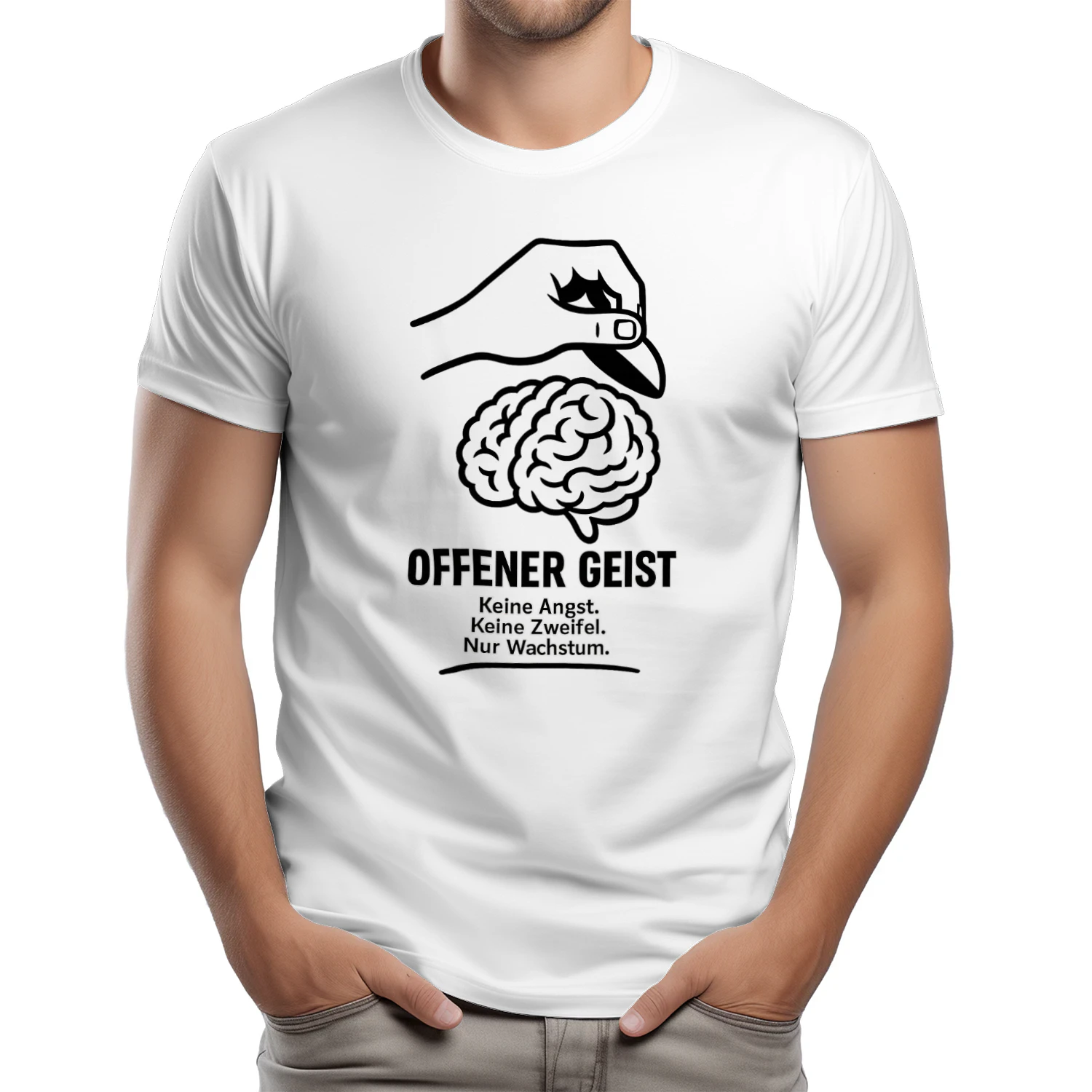 Offen Für Neues – Motivations T-Shirt