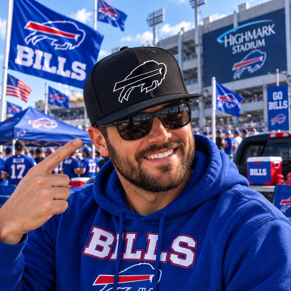 Buffalo Bison Cap – Black Buffalo NY Local Pride Hat, Western New York Hometown Gift 🦬 | Get Yours!