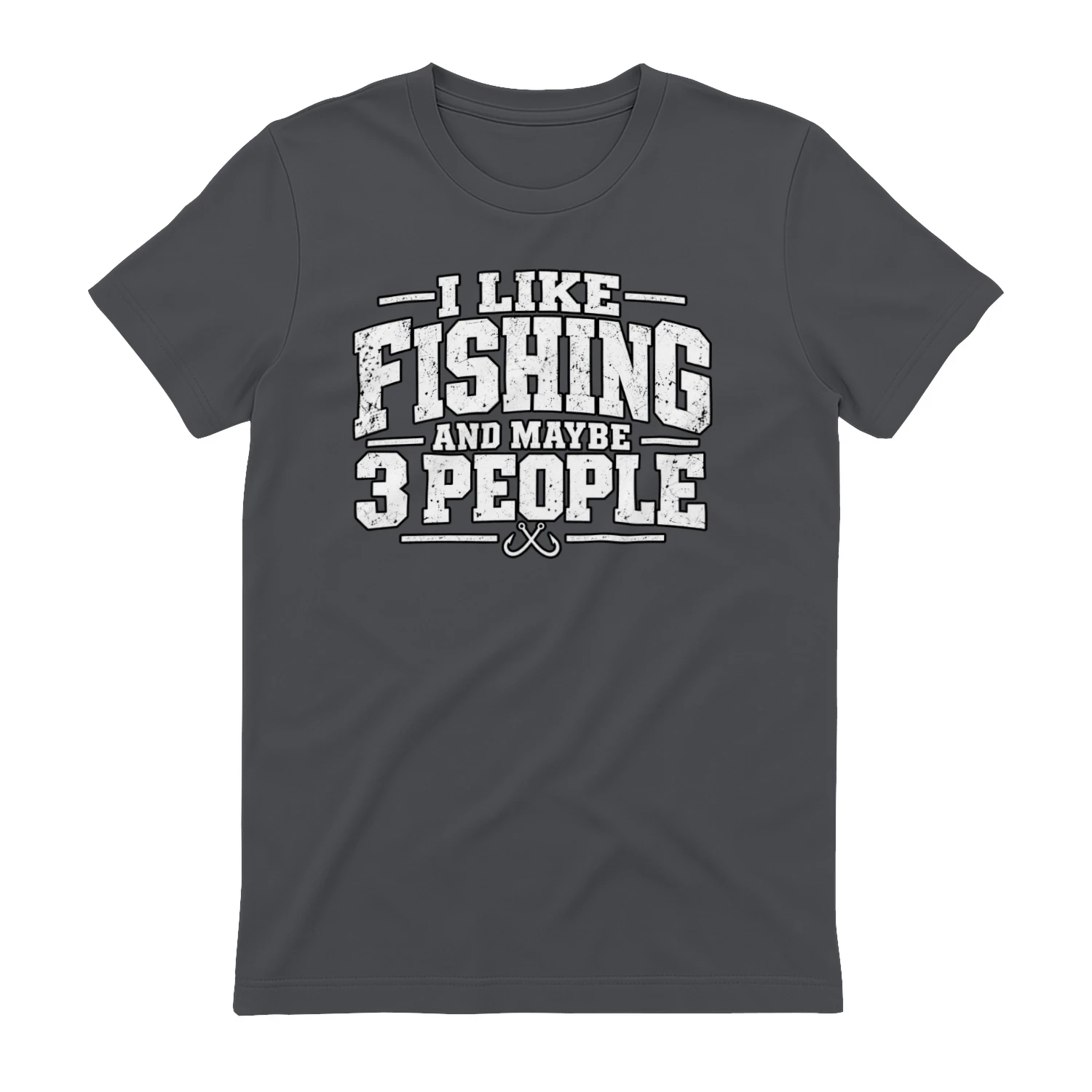 I Like Fishing and Maybe 3 People T-Shirt 🎣 | Funny Fishing Shirt for Anglers, Fishermen & Introverts | Get Yours!