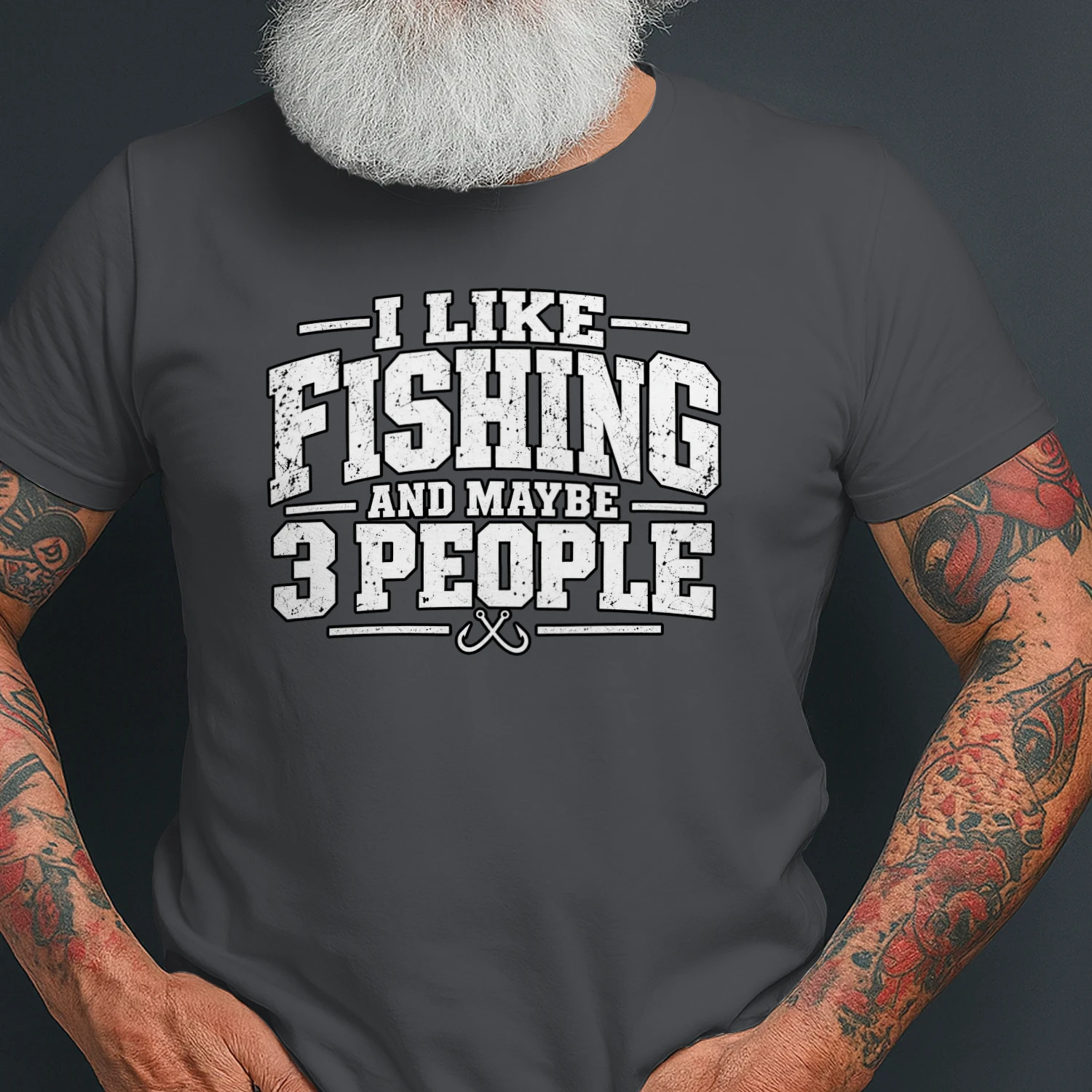 I Like Fishing and Maybe 3 People T-Shirt 🎣 | Funny Fishing Shirt for Anglers, Fishermen & Introverts | Get Yours!