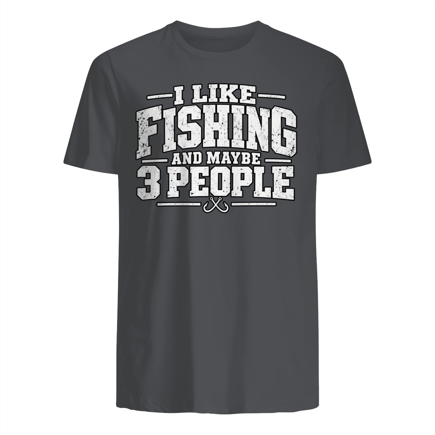 I Like Fishing and Maybe 3 People T-Shirt 🎣 | Funny Fishing Shirt for Anglers, Fishermen & Introverts | Get Yours!