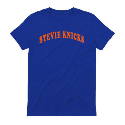 Taylor Swift Stevie Knicks T-Shirt – Retro Blue & Orange Streetwear Shirt