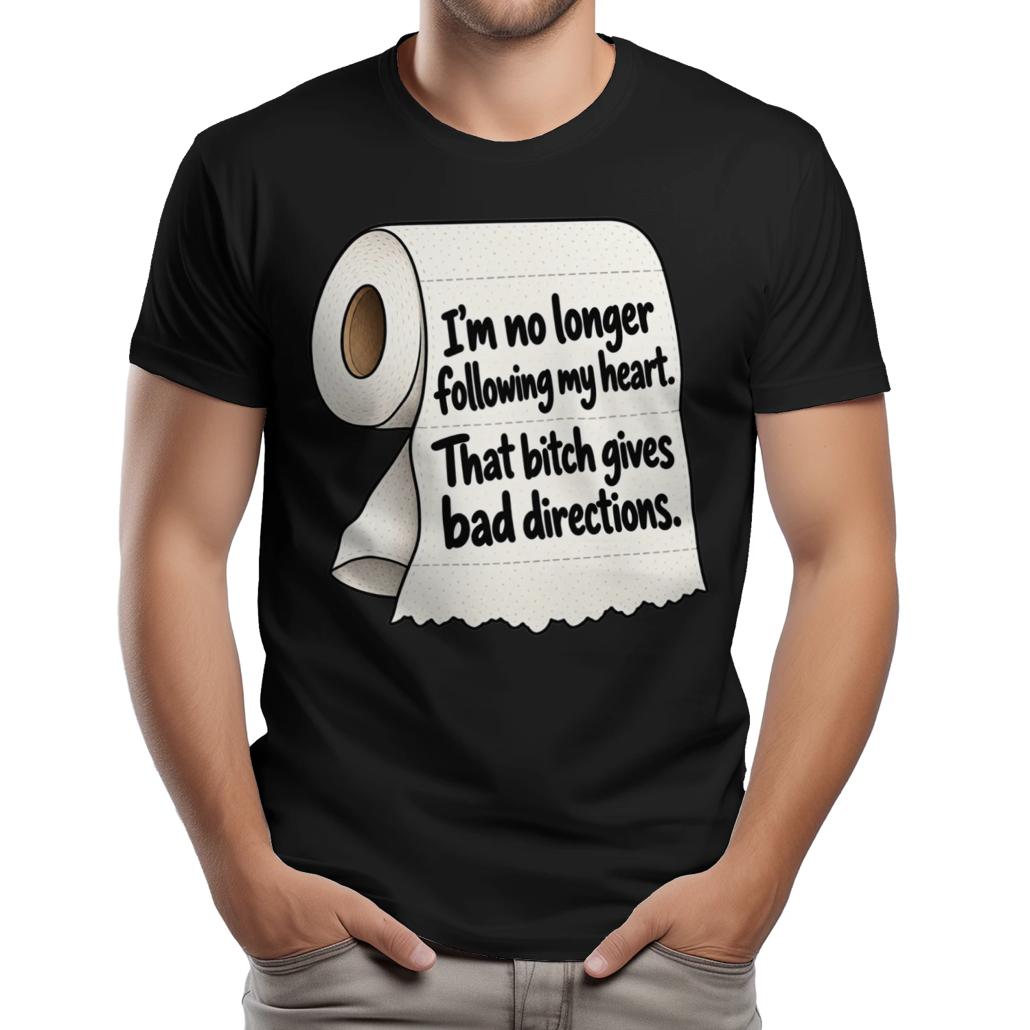 I'm no longer following my heart.That bitch gives bad directions.