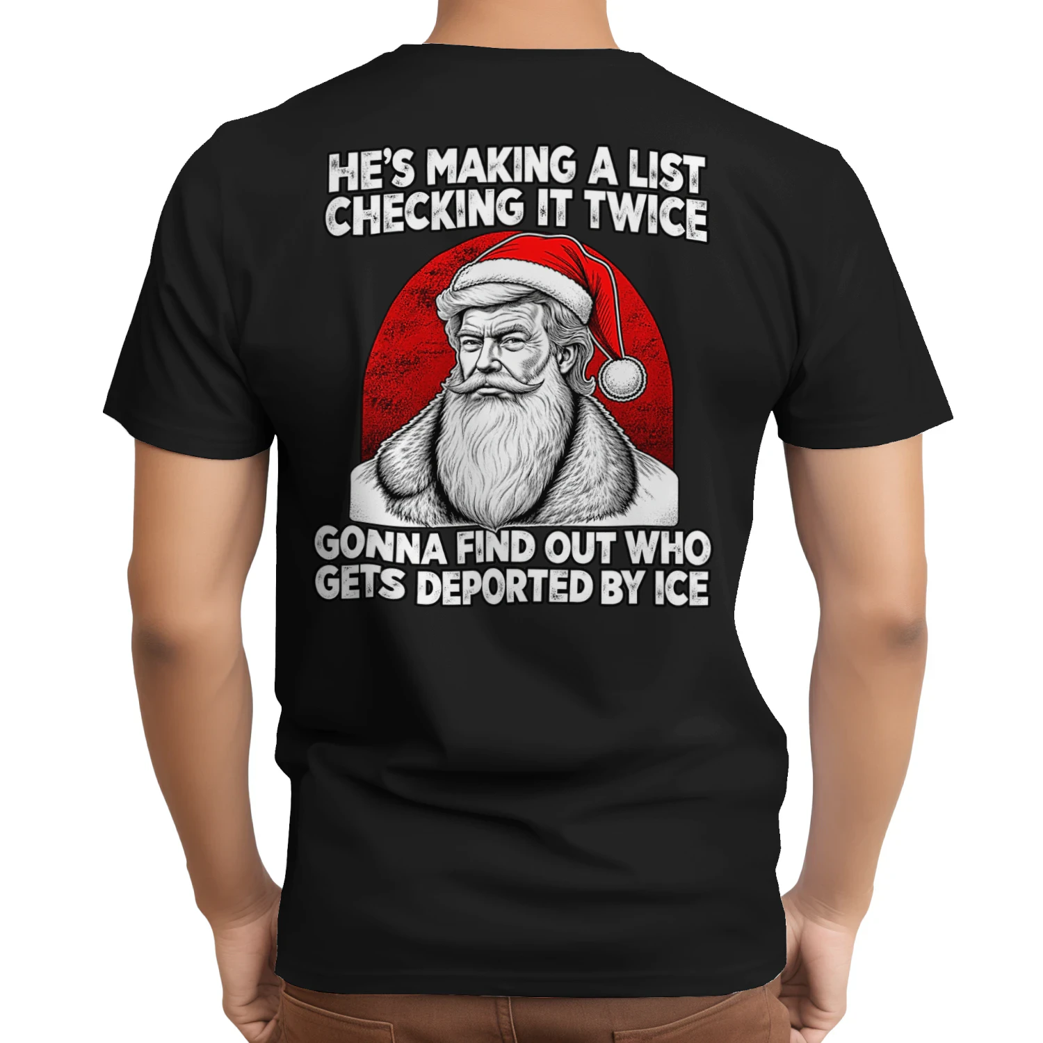  Santa Christmas Back Print version