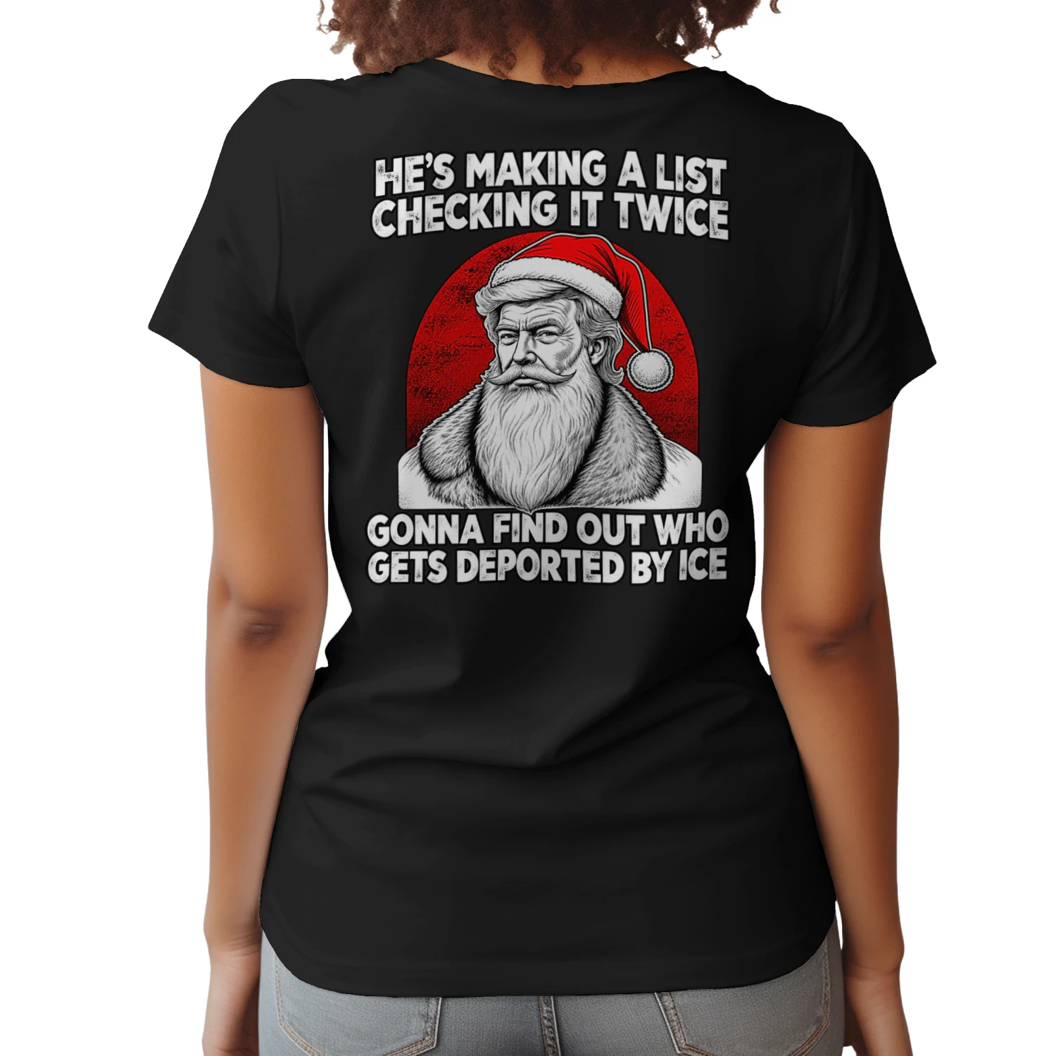  Santa Christmas Back Print version
