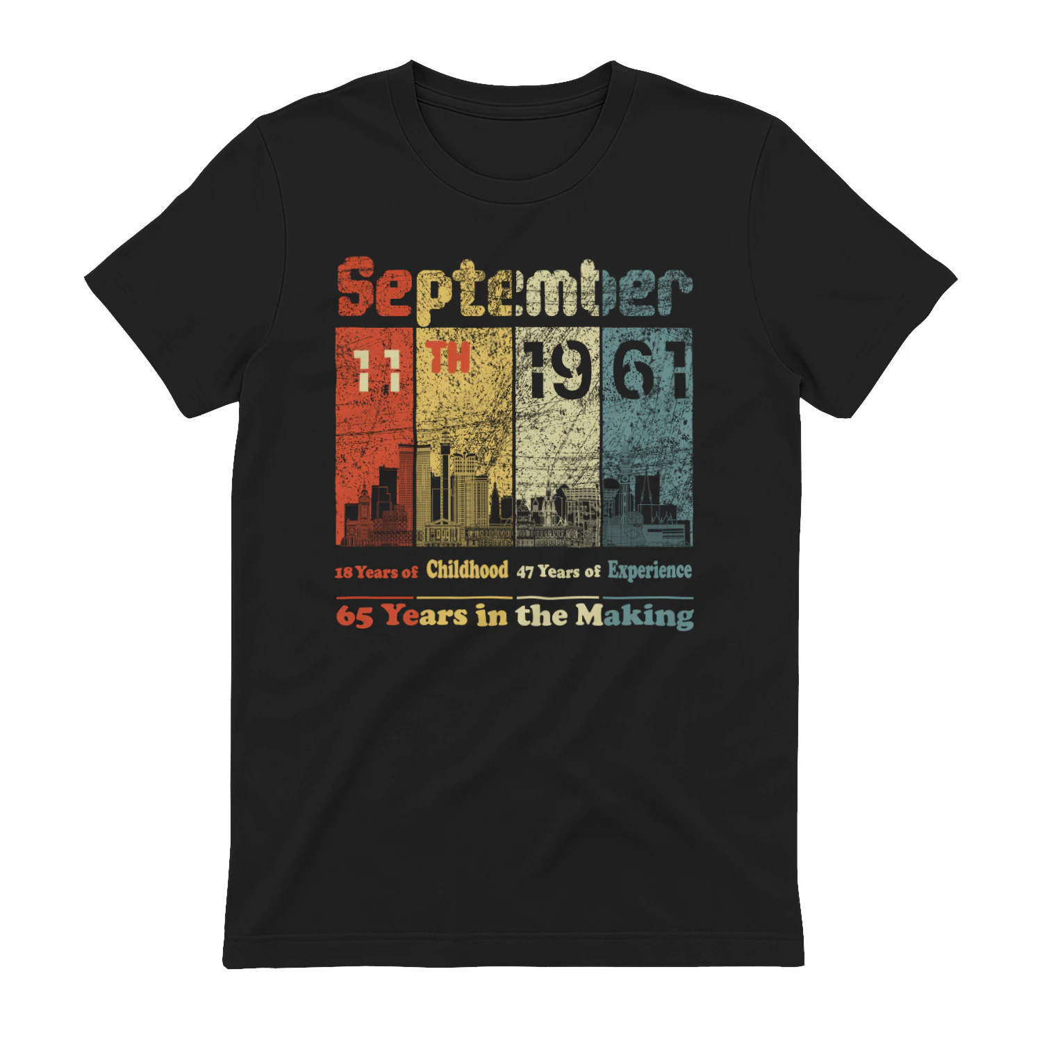 September 11th 1961 – 65 Years in the Making Vintage Birthday Shirt