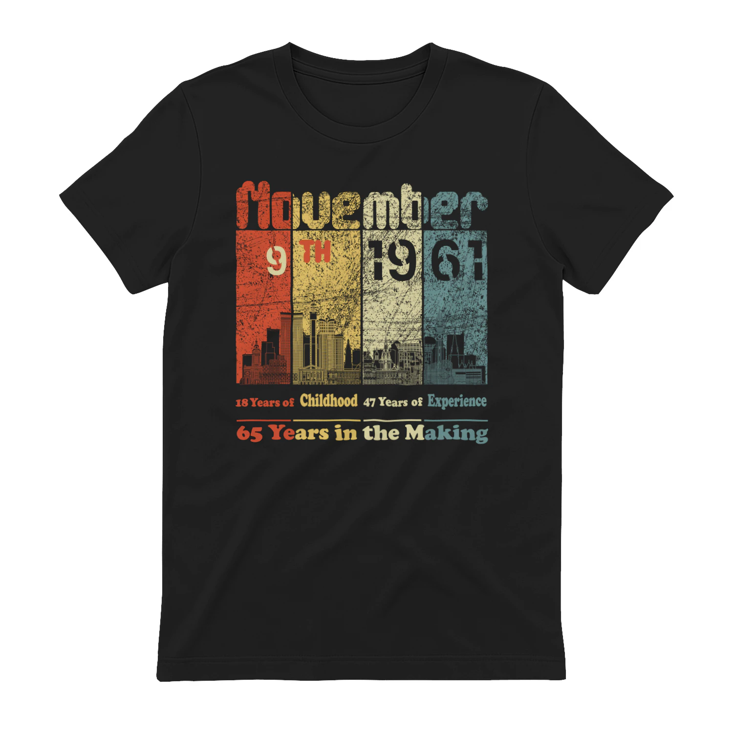 November 9th 1961 – 65 Years in the Making Vintage Birthday Shirt