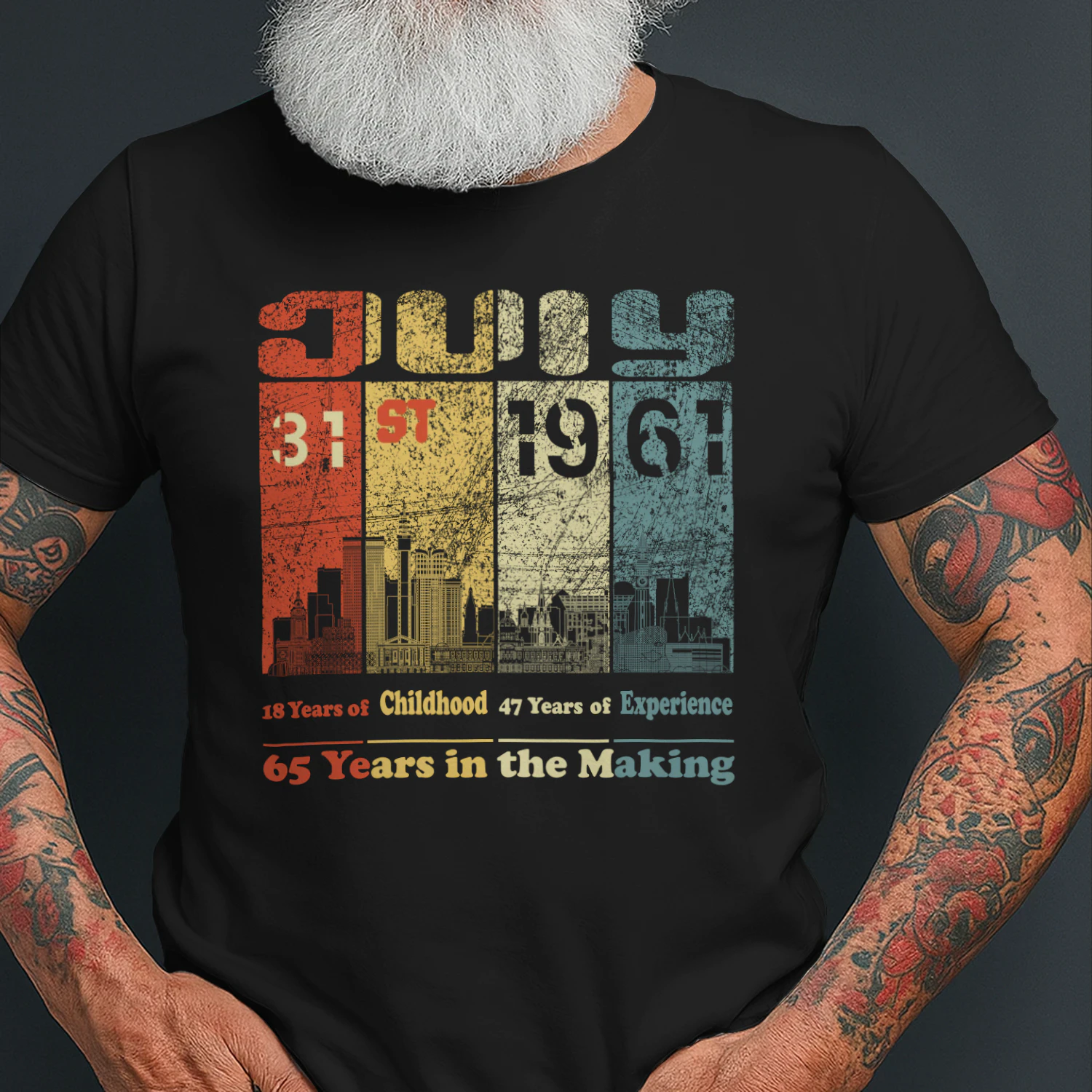 July 31st 1961 – 65 Years in the Making Vintage Birthday Shirt