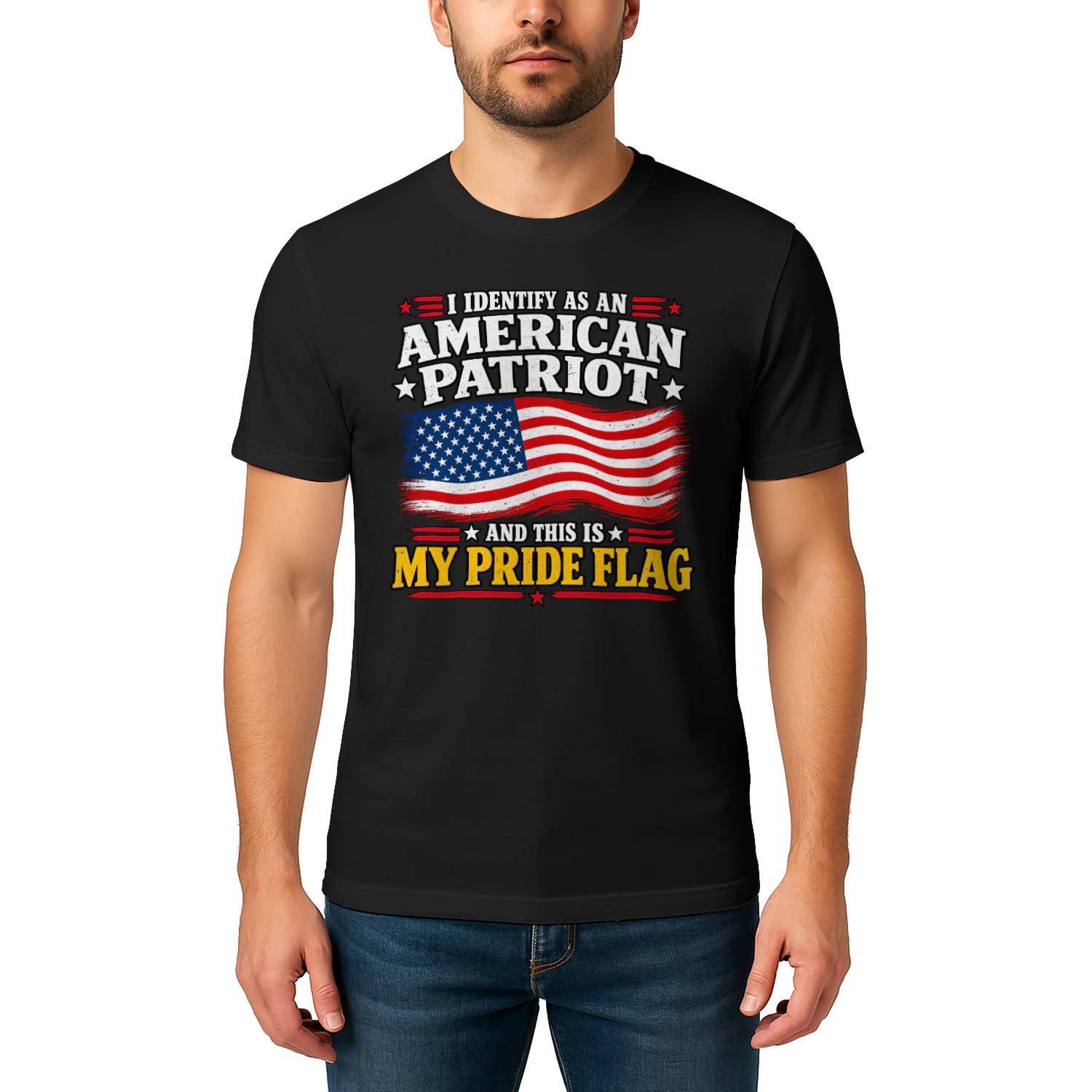 American Patriot Pride Flag Design