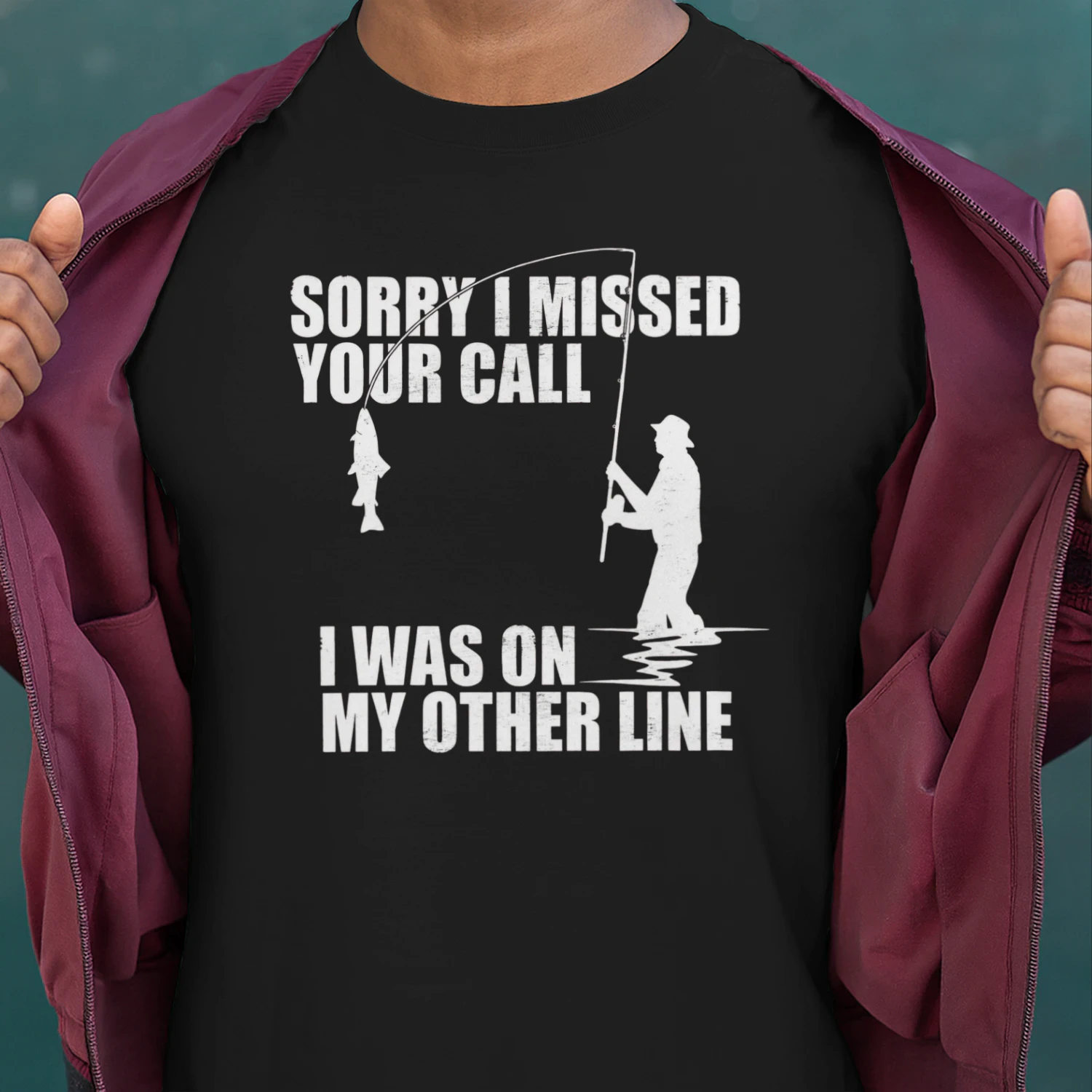Sorry I Missed Your Call I Was on My Other Line Unisex T-Shirt