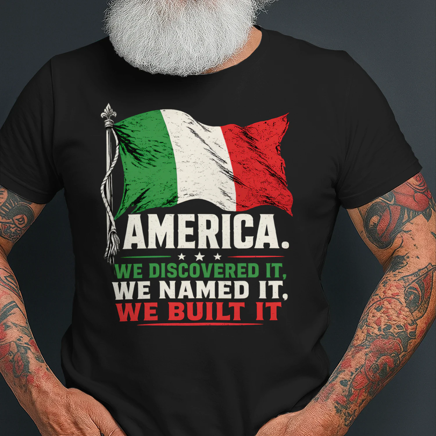 America Is Italian we discovered it we named it we buiit