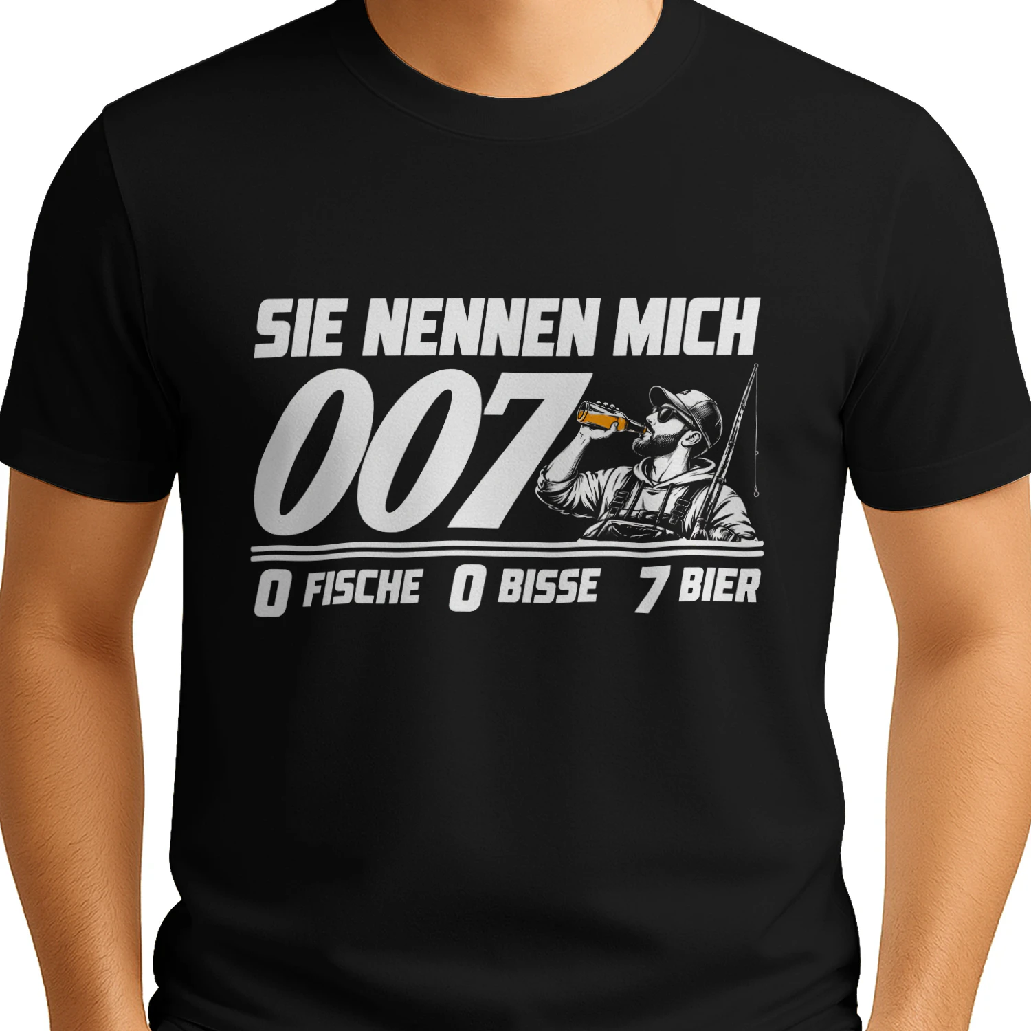 Geschenk für Fischer und Bierfans