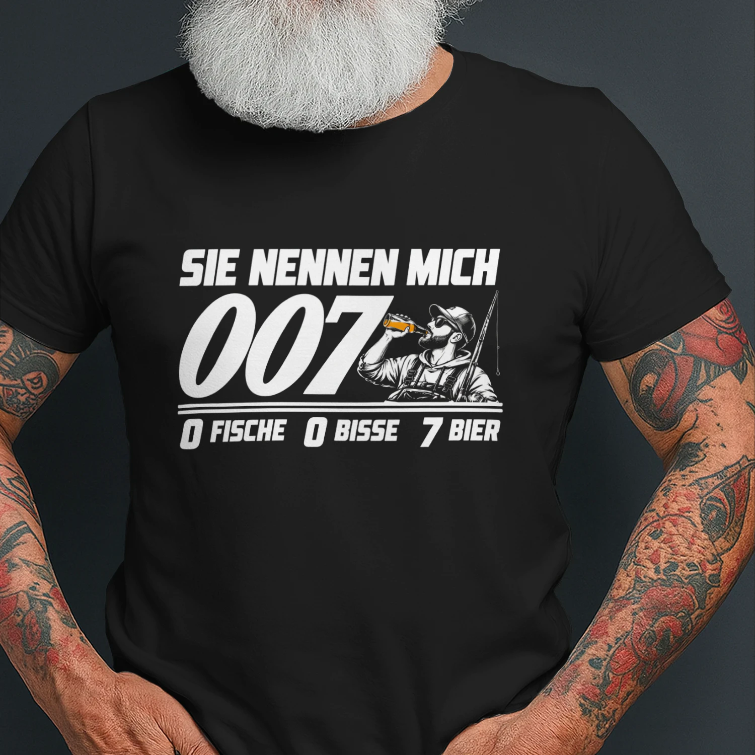 Geschenk für Fischer und Bierfans