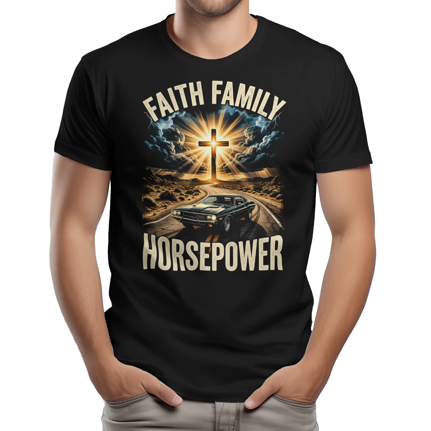 Faith Family Horsepower Car Enthusiast