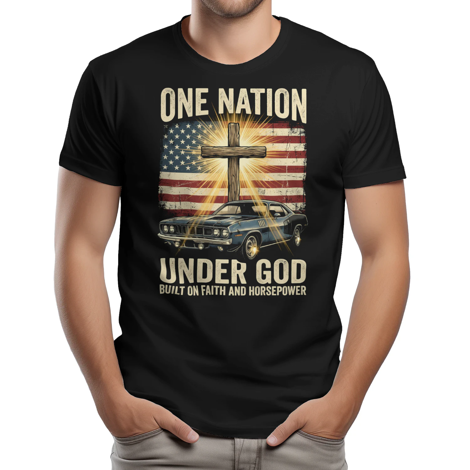 One Nation Under God Built On Faith And Horsepower