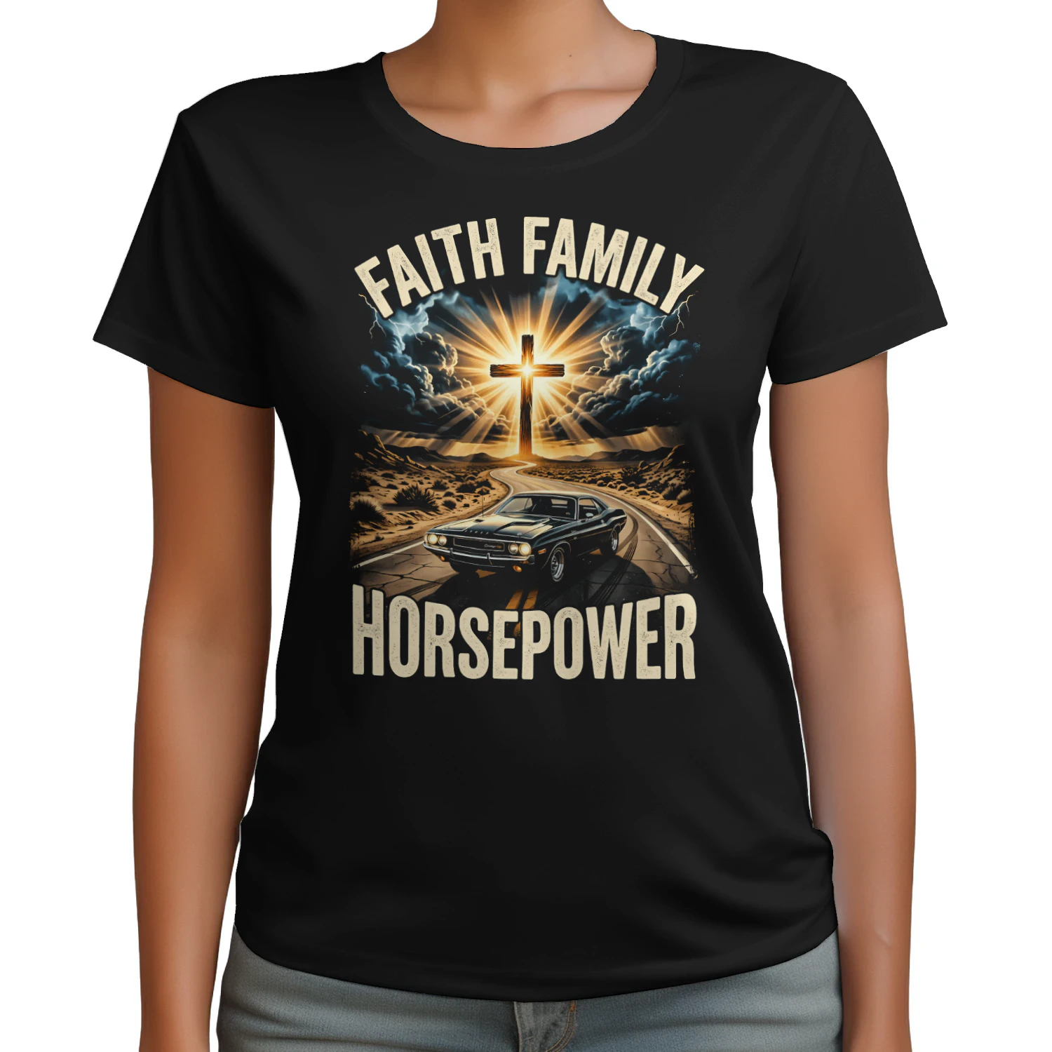 Faith Family Horsepower Car Enthusiast