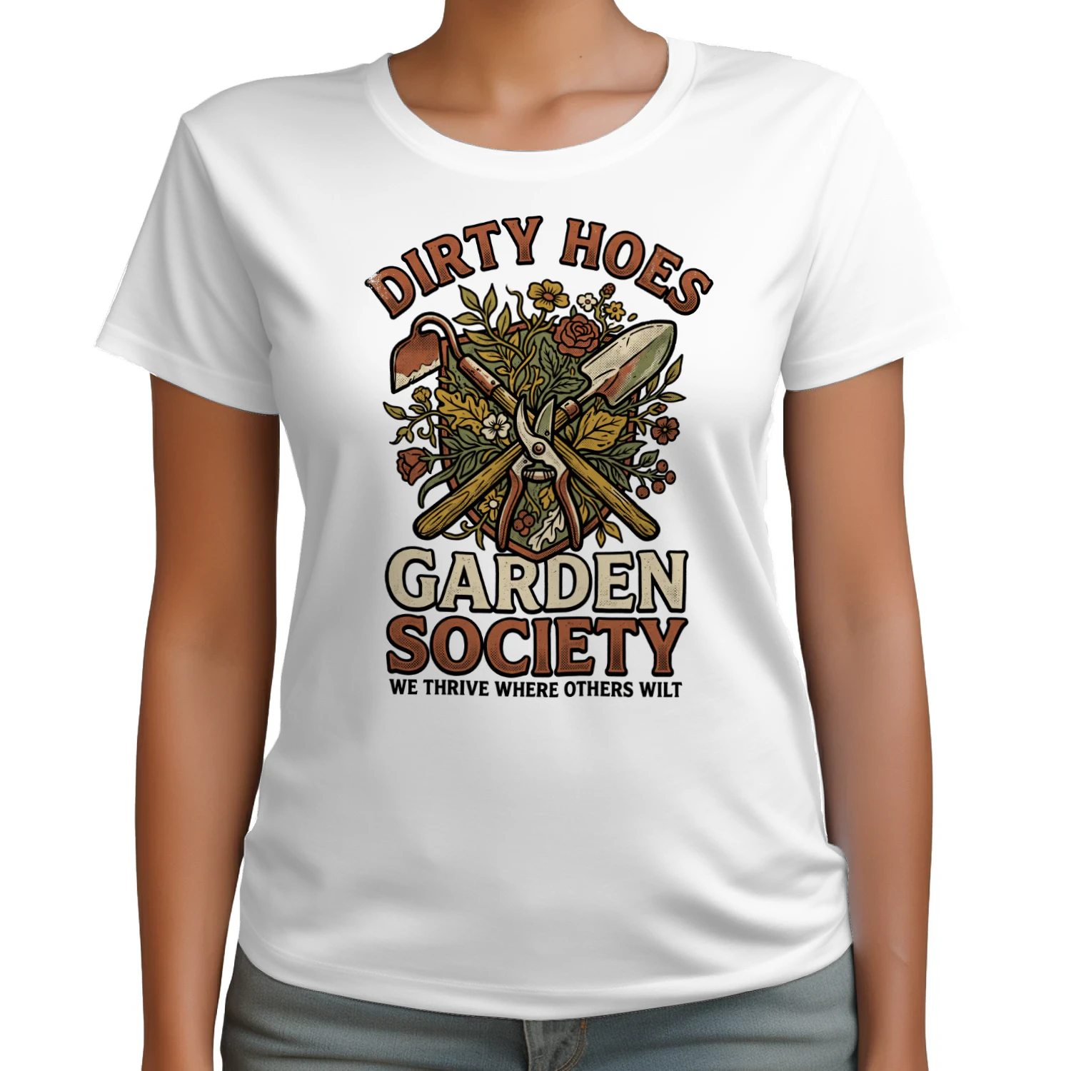 Dirty Hoes Garden Society Gardening Funny