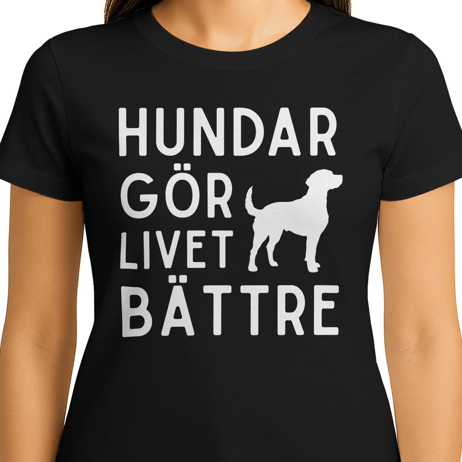 Hundar gör livet bättre T-shirt