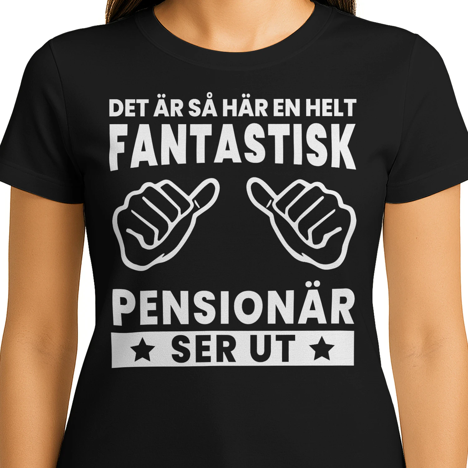 Pensionär T-shirt Så här ser en fantastisk pensionär