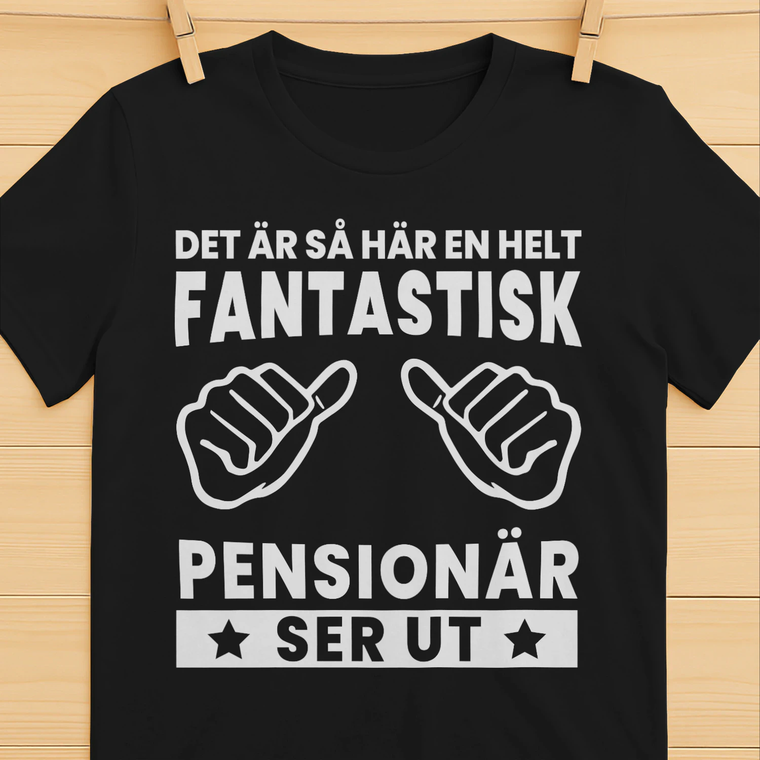 Pensionär T-shirt Så här ser en fantastisk pensionär