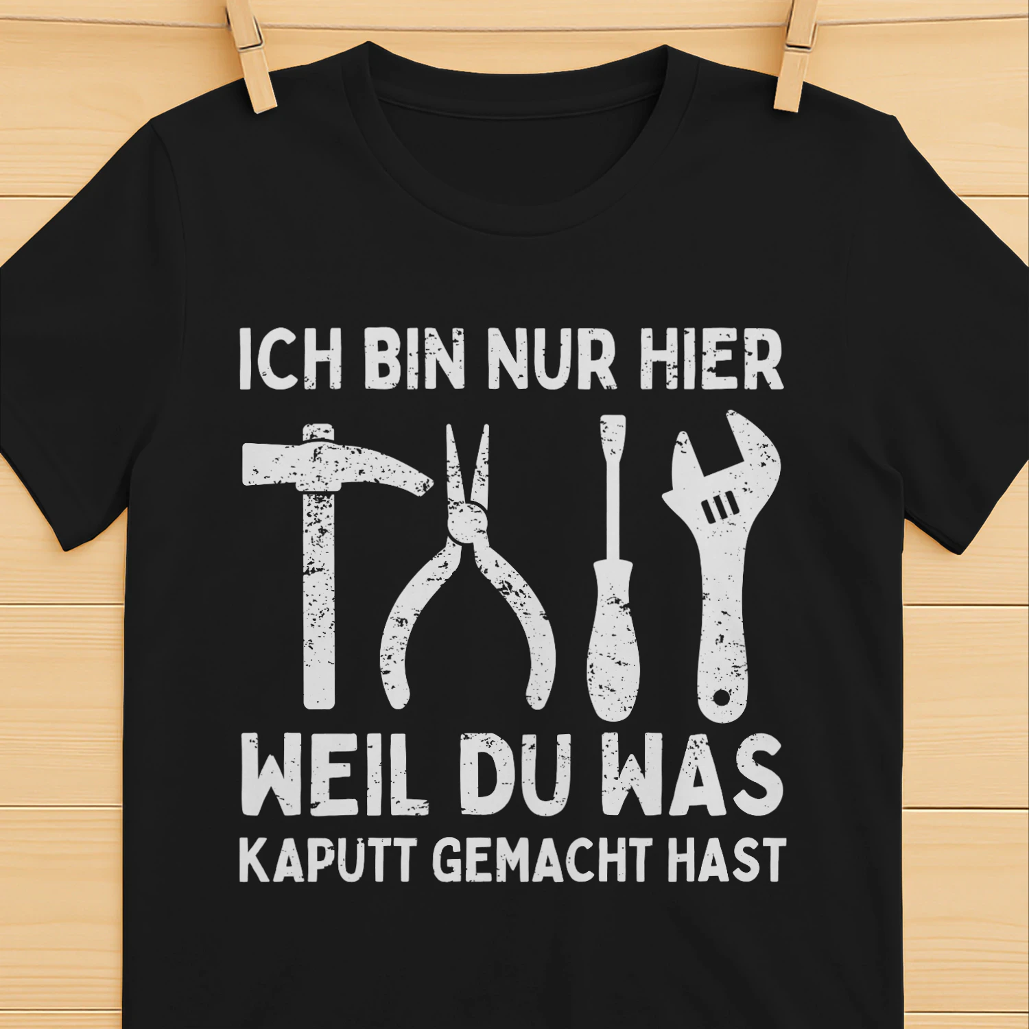 ich bin nur hier weil du was kaputt gemacht hast