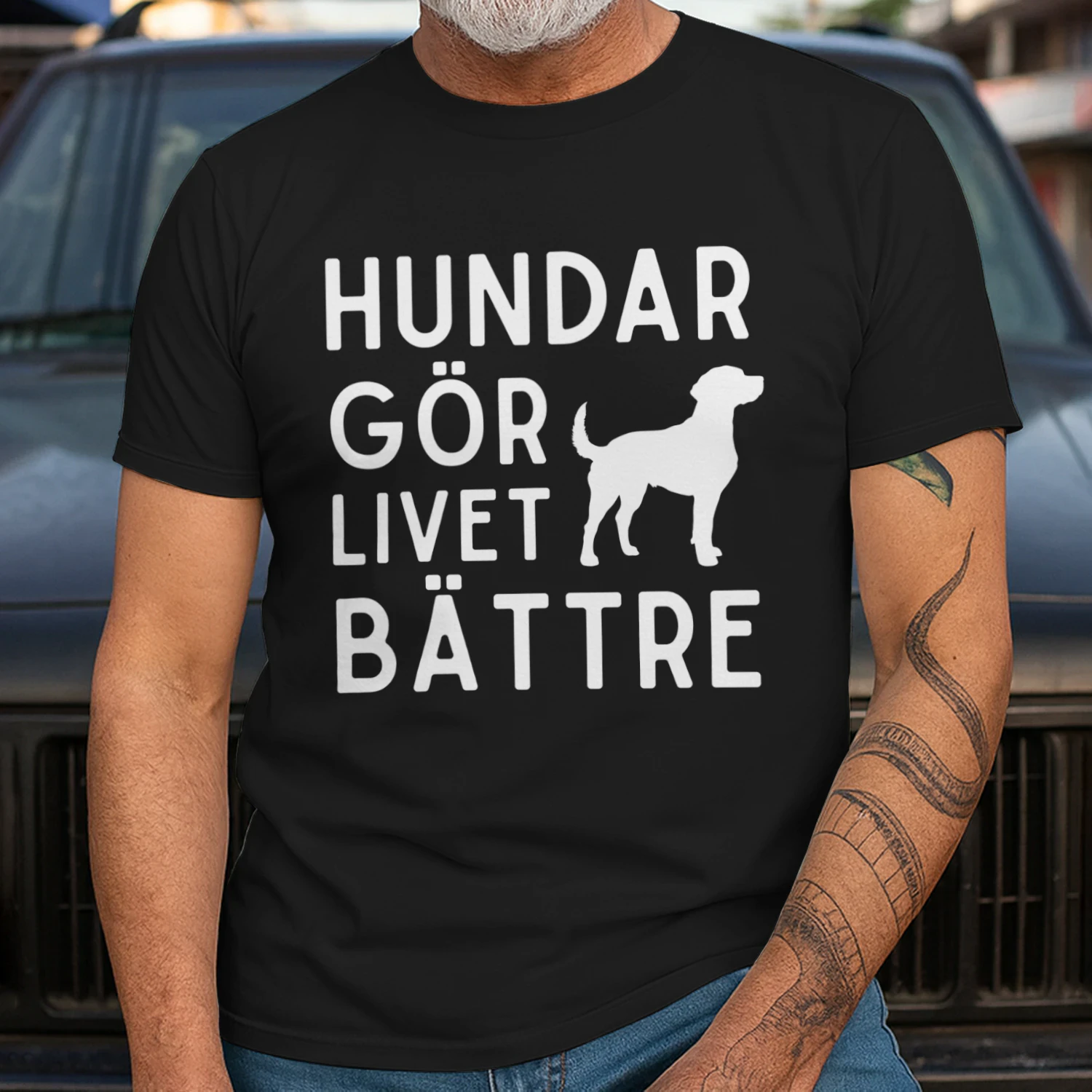 Hundar gör livet bättre T-shirt