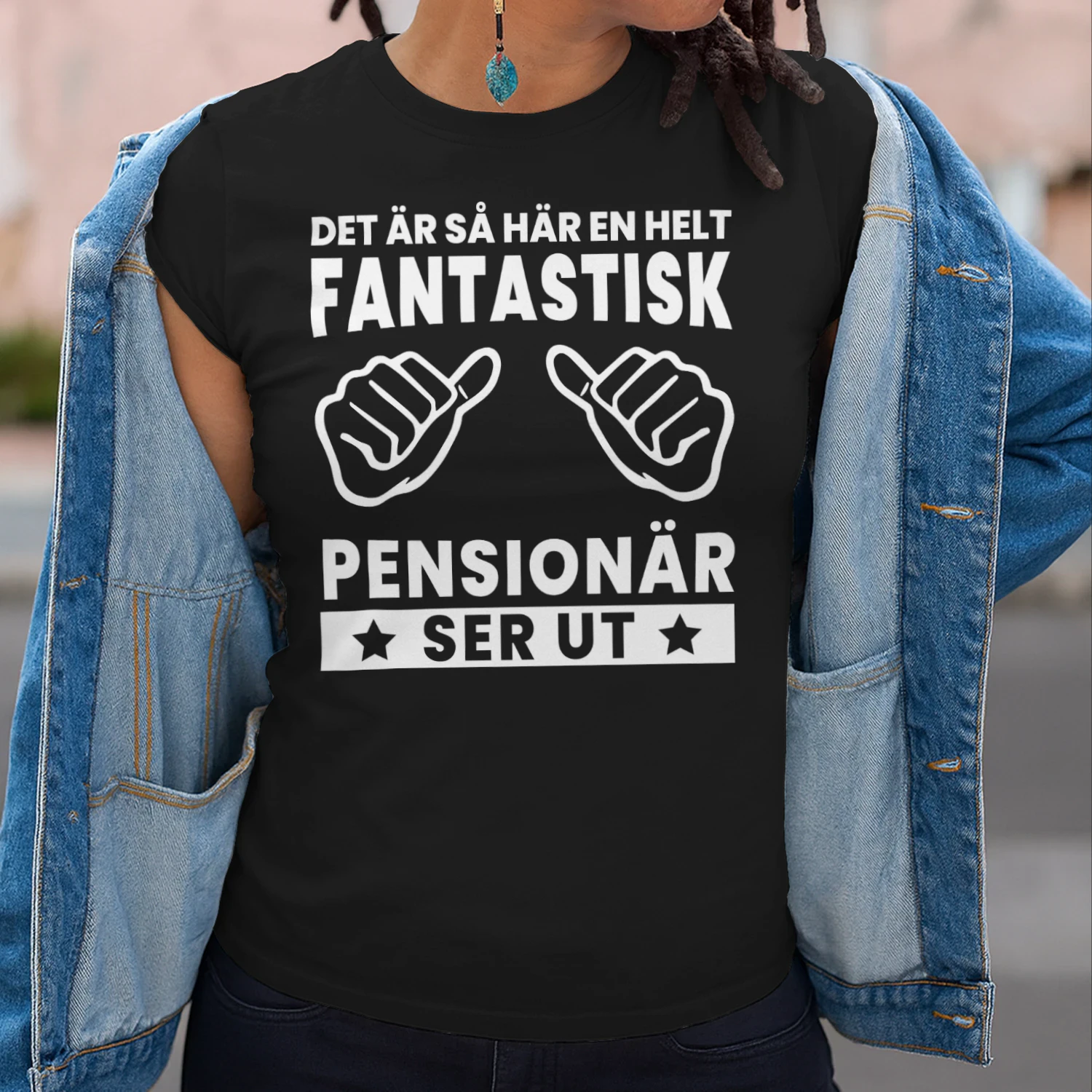 Pensionär T-shirt Så här ser en fantastisk pensionär