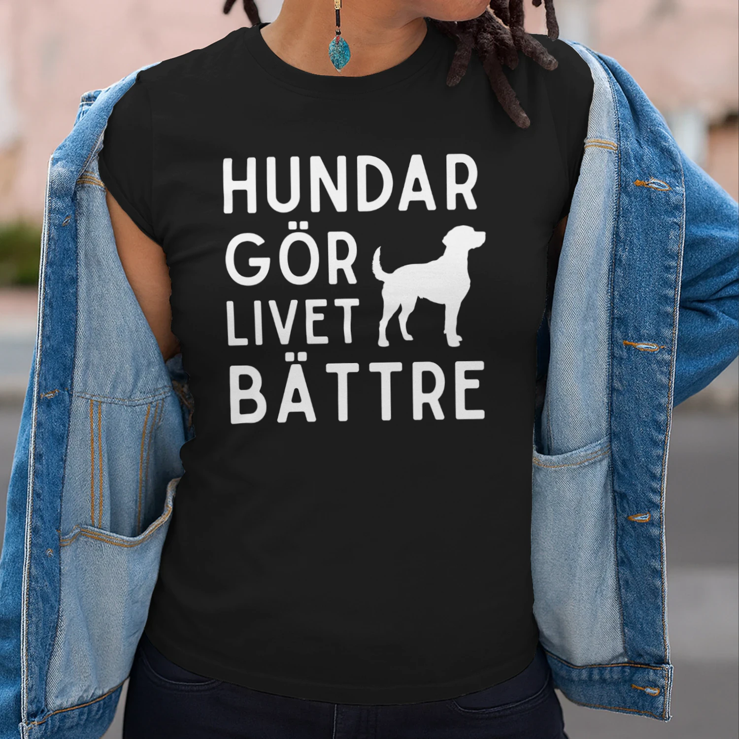 Hundar gör livet bättre T-shirt