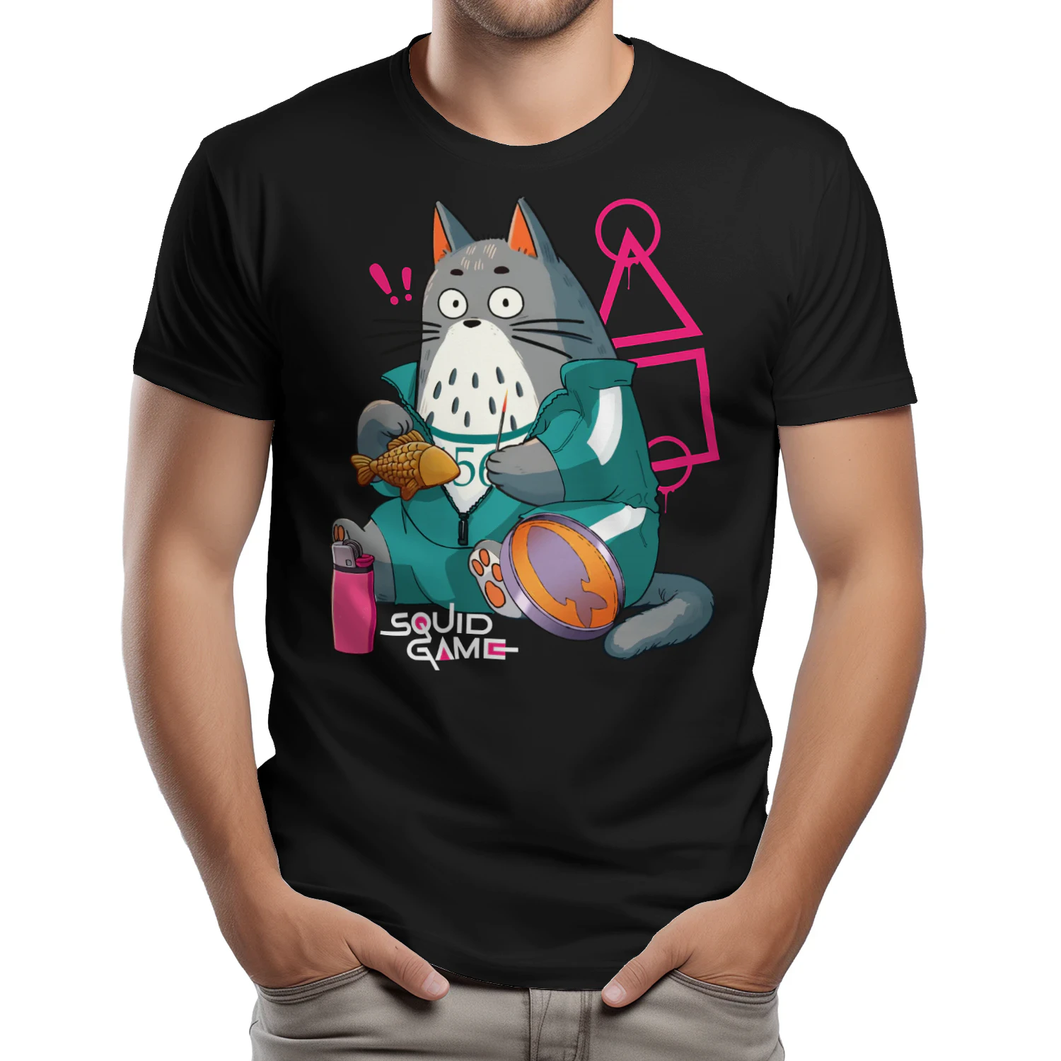 Kawaii Cat Dalgona Candy T-Shirt, Cute Survival Game Gamer Shirt, Korean Candy Cat Gift 🐱🍬 Shop Today!