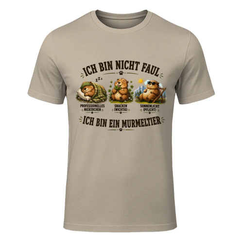 Ich bin nicht faul. Ich bin ein Murmeltier