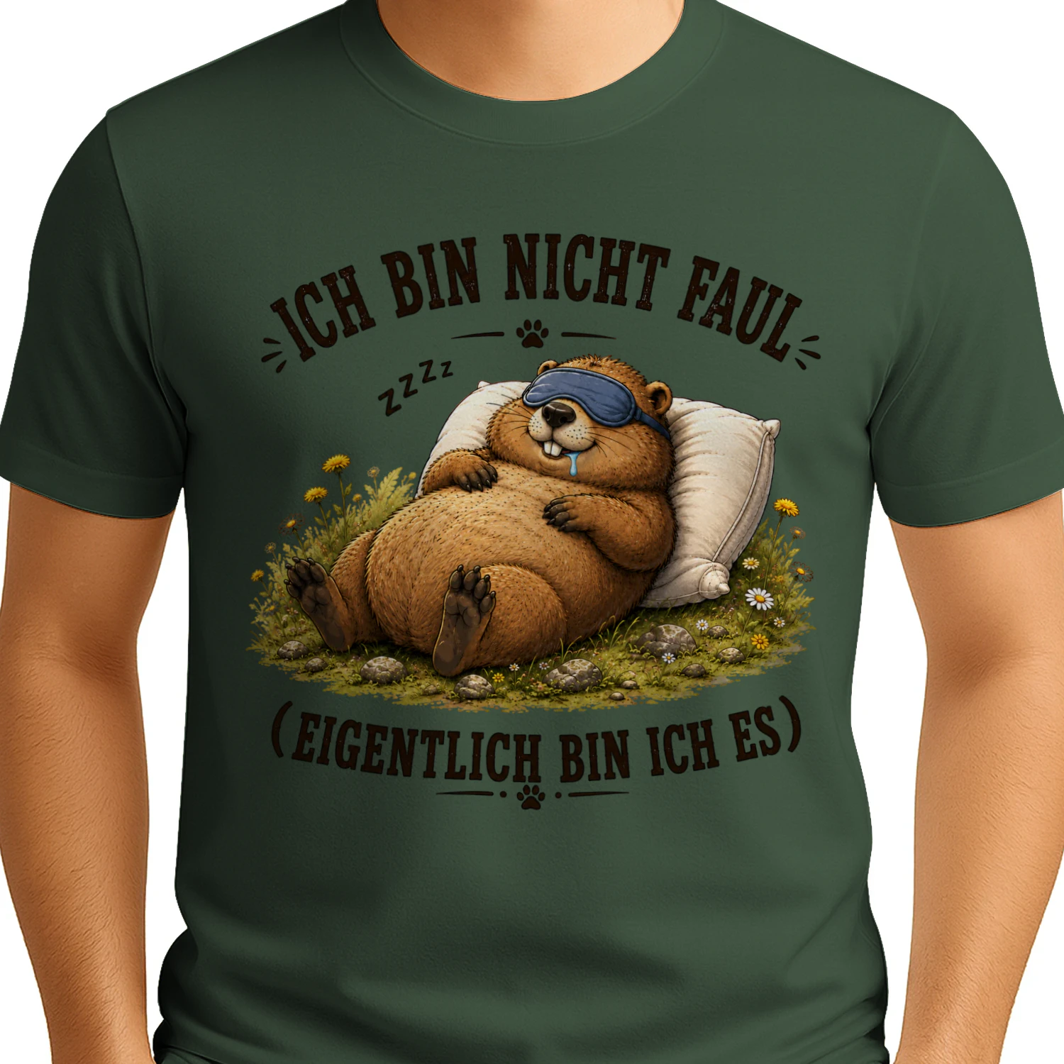 Ich Bin Nicht Faul – Eigentlich Bin Ich Es | Lustiges Murmeltier Schlafen