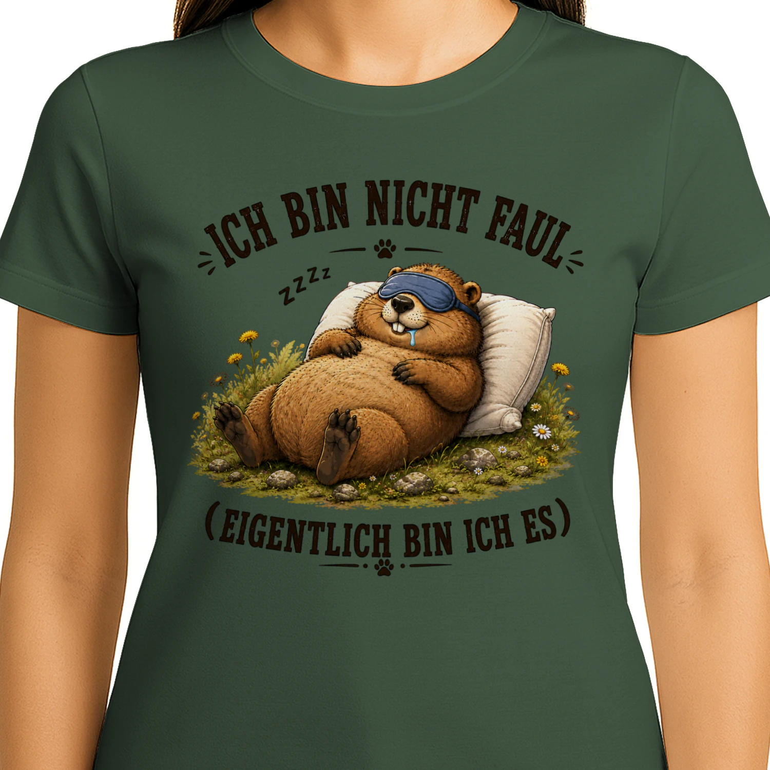 Ich Bin Nicht Faul – Eigentlich Bin Ich Es | Lustiges Murmeltier Schlafen