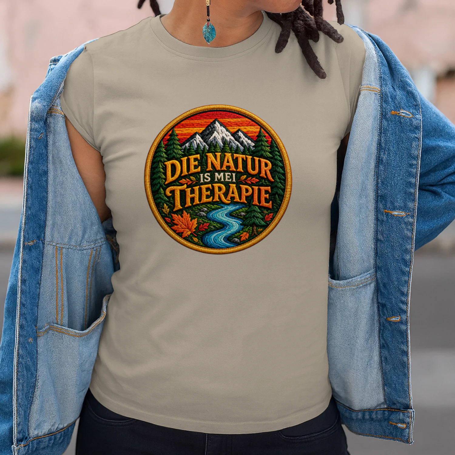 Erkunde Zelt Berge T-Shirt – Camping, Fluss, Outdoor