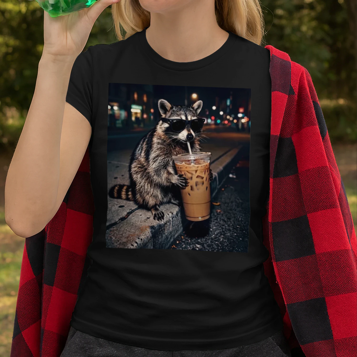 Racoon Drink Coffe