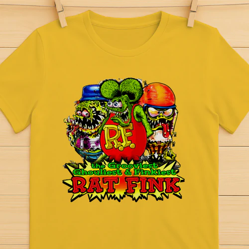 Rat Fink hot rod monster car 