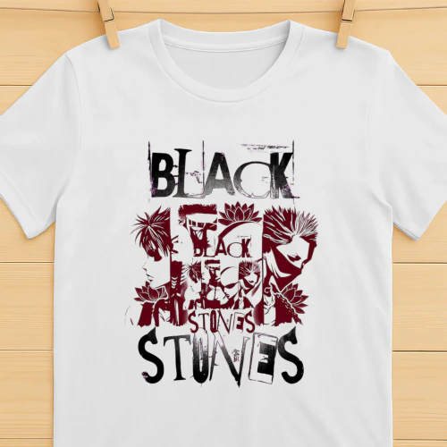 BLACK STONES T-Shirt – NANA Anime Vintage Punk Rock & Grunge Graphic Tee
