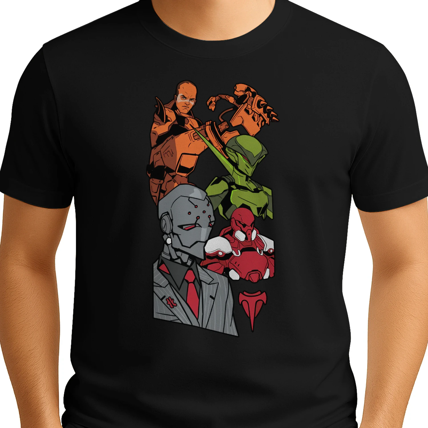 Official Overwatch Talon Graphic T-Shirt – Black Gaming Tee