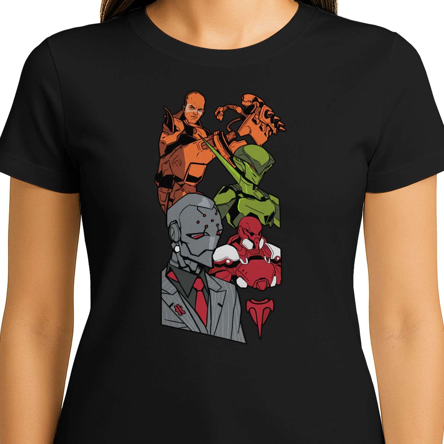 Official Overwatch Talon Graphic T-Shirt – Black Gaming Tee