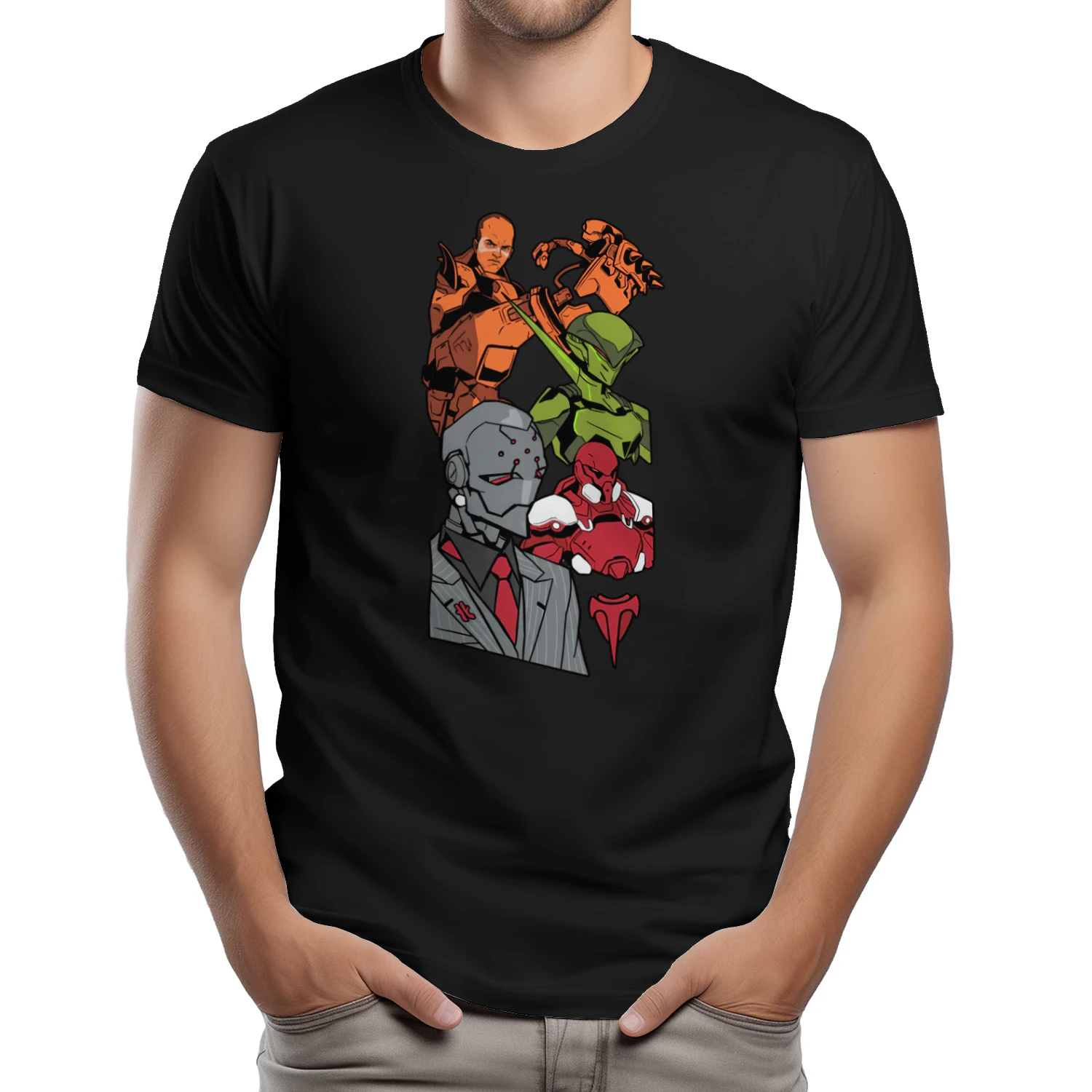 Official Overwatch Talon Graphic T-Shirt – Black Gaming Tee
