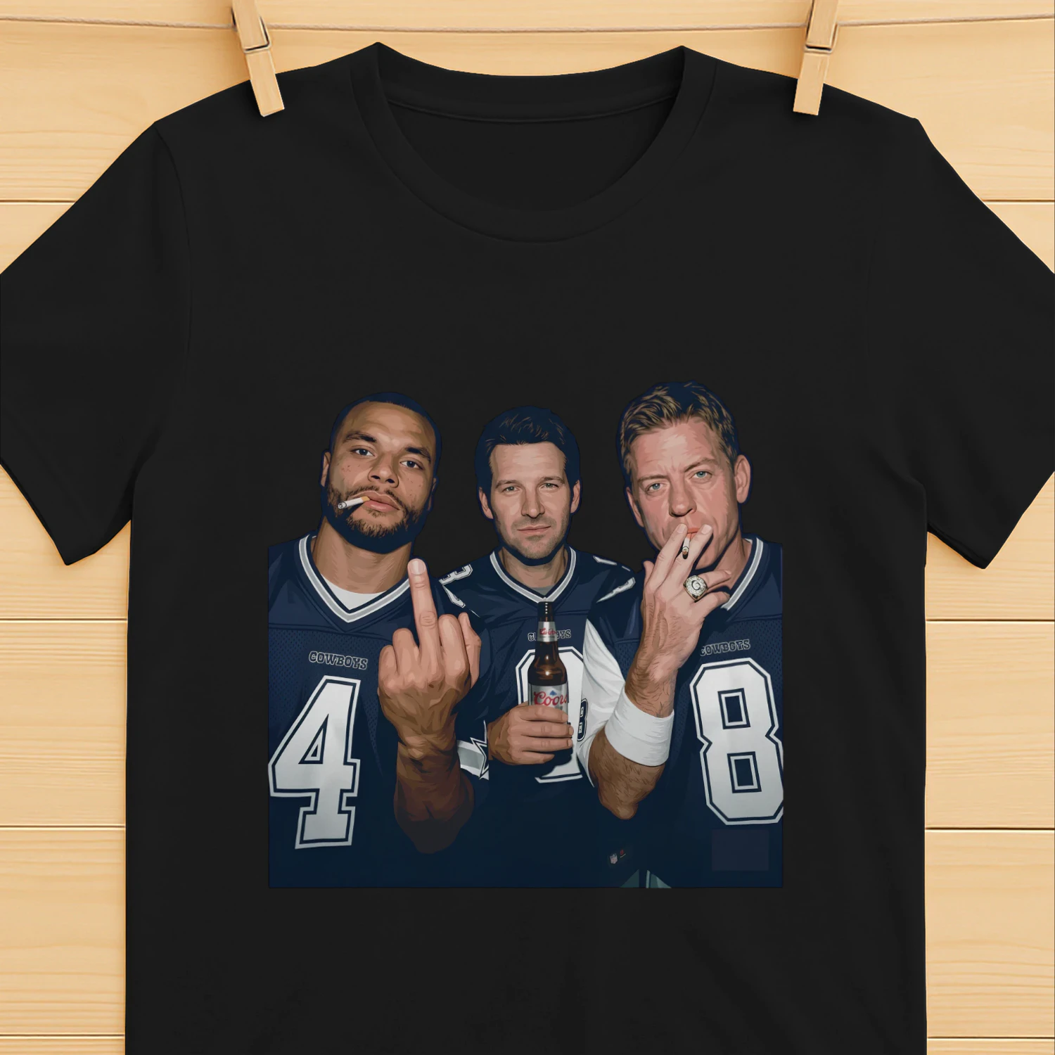 Dallas Cowboys Legends T-Shirt - Nova Vintage Graphic Tee