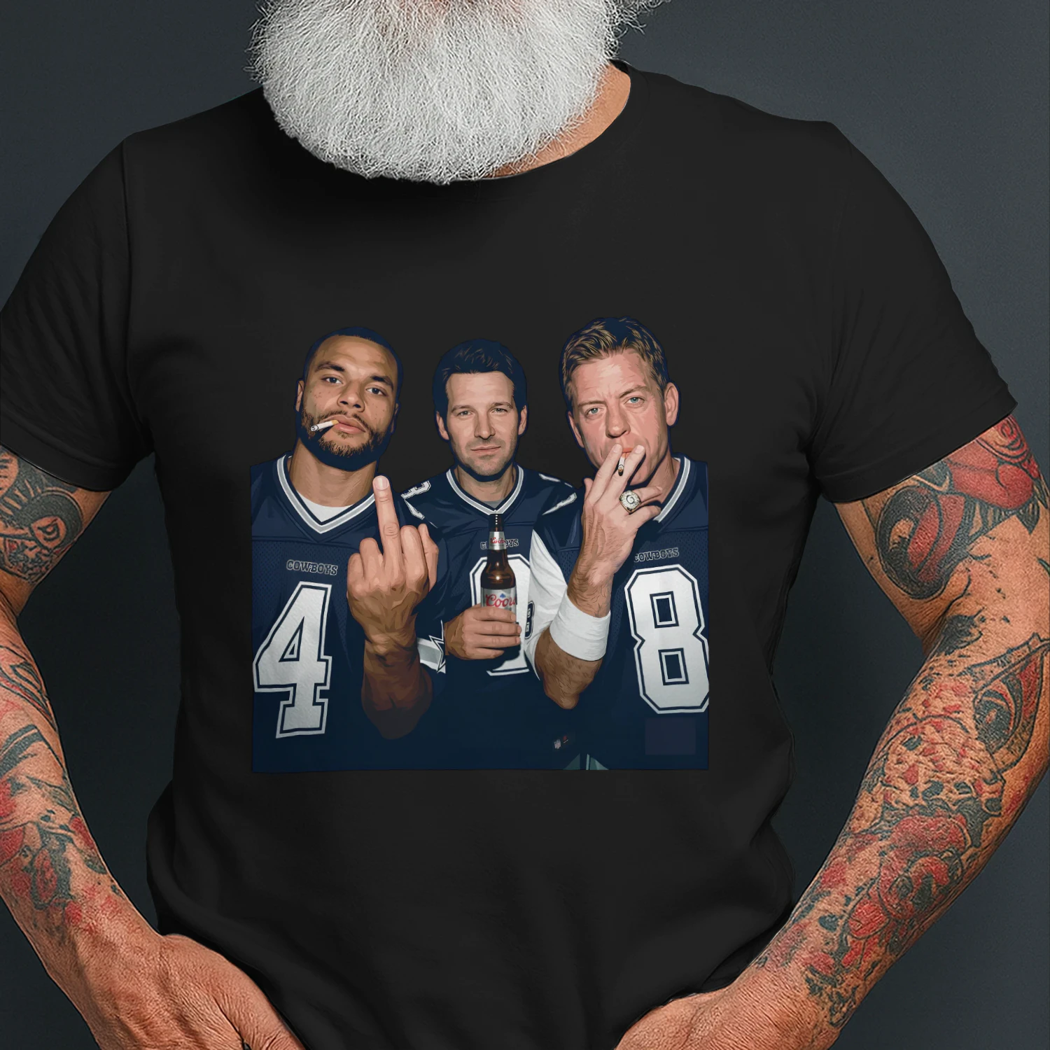 Dallas Cowboys Legends T-Shirt - Nova Vintage Graphic Tee