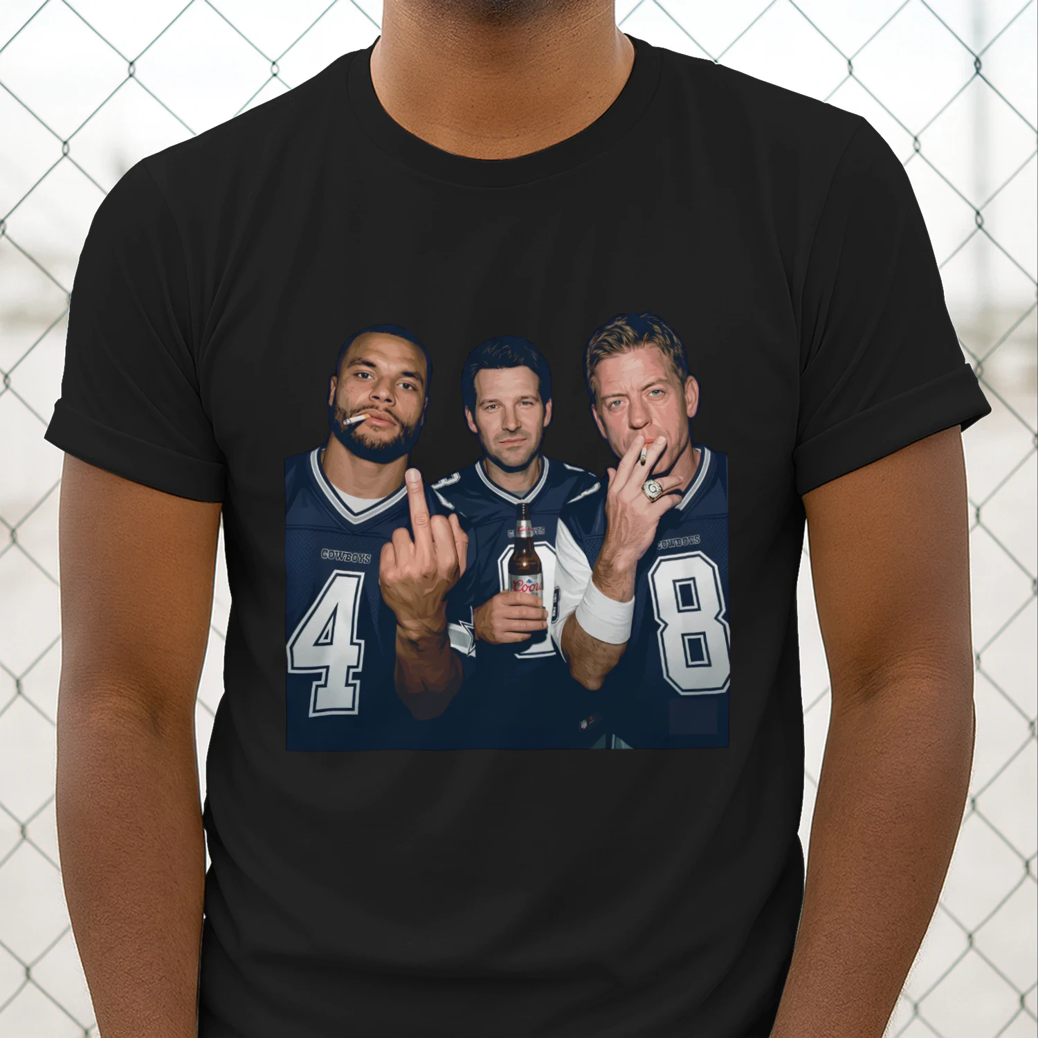 Dallas Cowboys Legends T-Shirt - Nova Vintage Graphic Tee