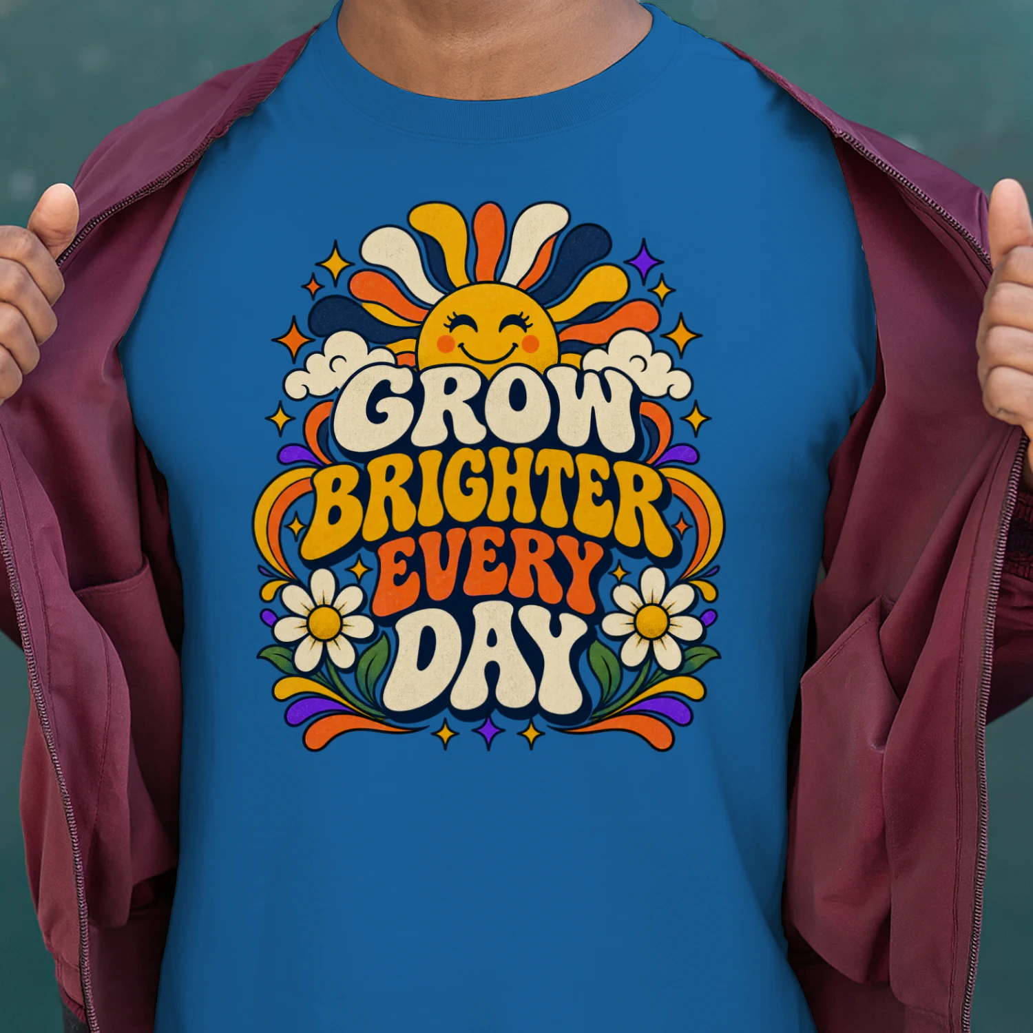 Grow Brighter Every Day – Classic Unisex T-Shirt